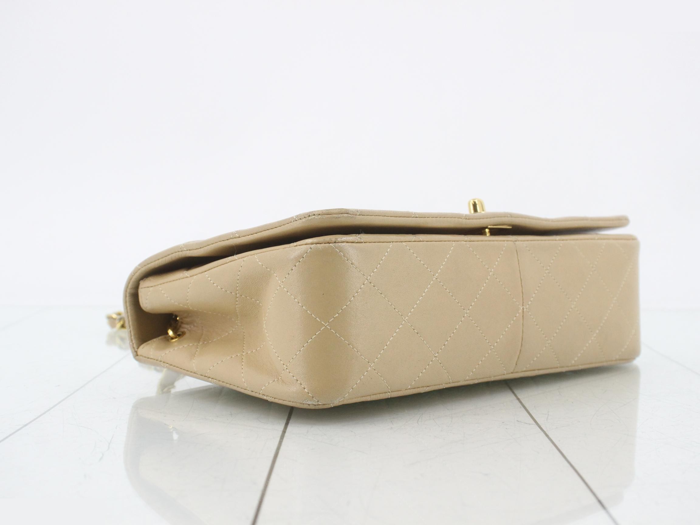 Matelassé (Bag) - Shoulder Bag, Full Flap, Beige — view 5