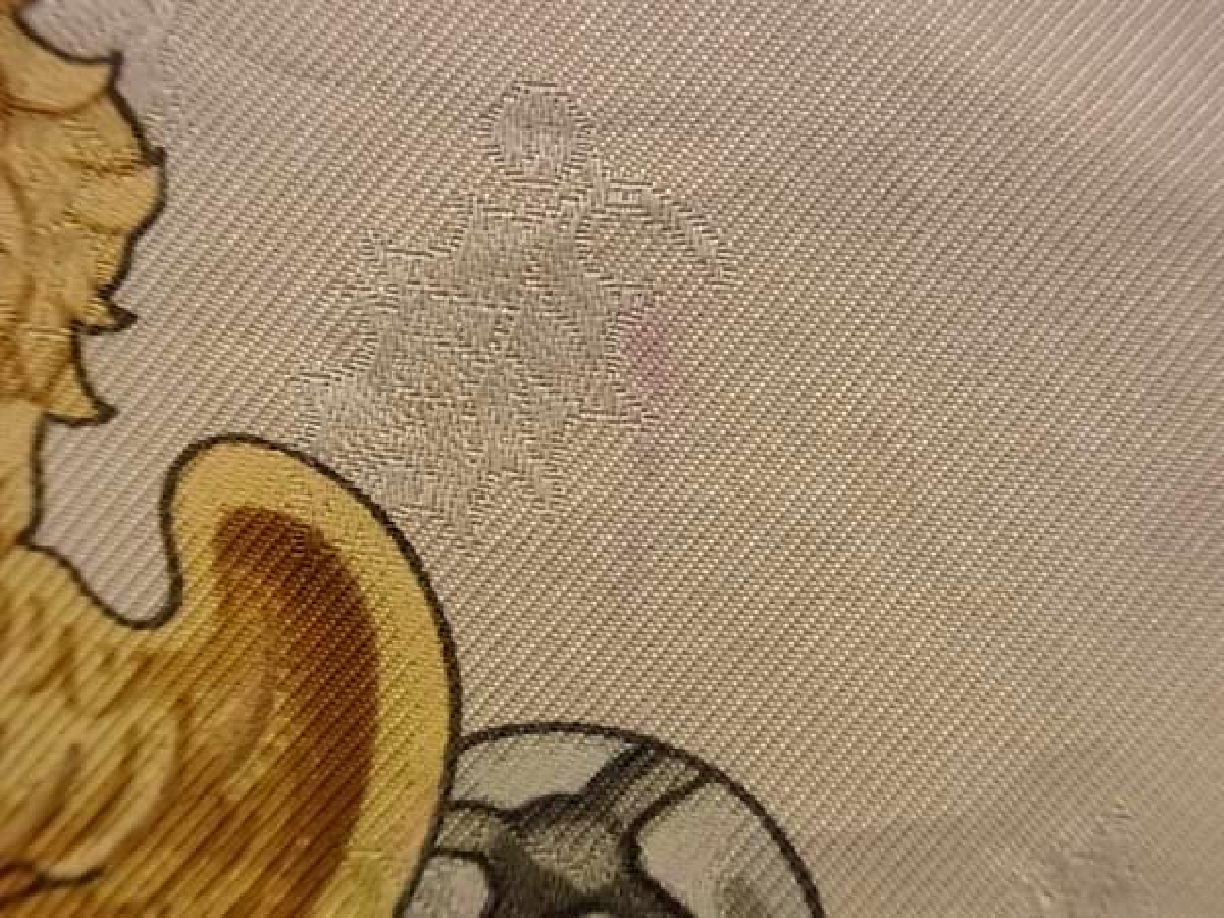 Plumes et Grelots (Feathers and Bells) Carre 90, 100% Silk, Large Scarf/Stole, Women's, Brown, HE2379, Other Accessories — view 6