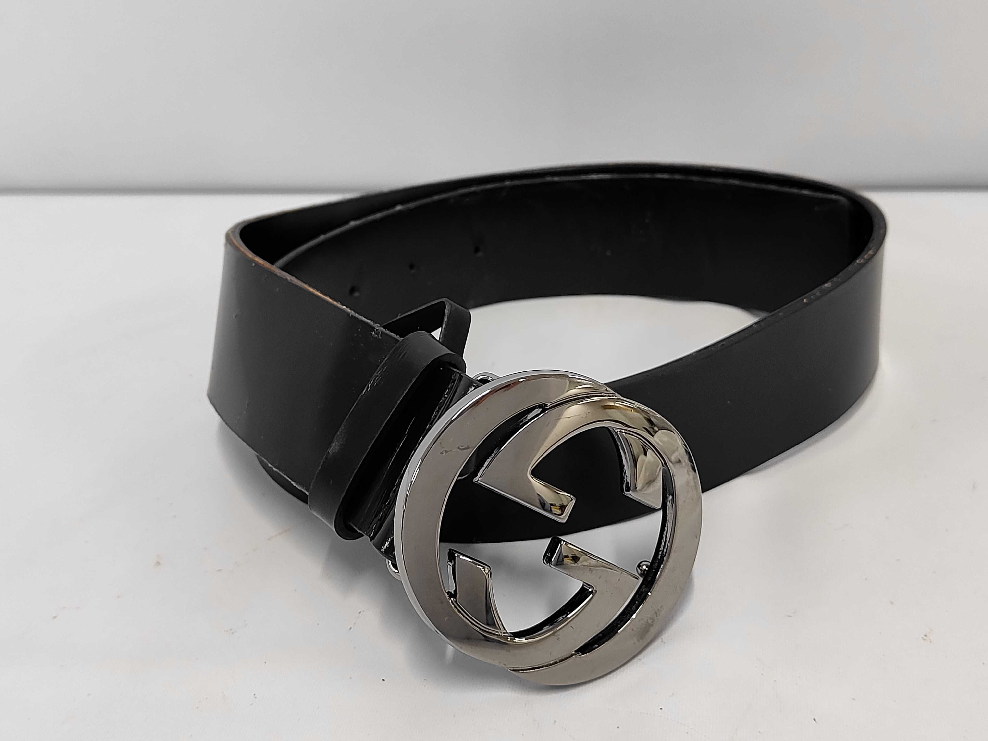 Leather Double G Belt