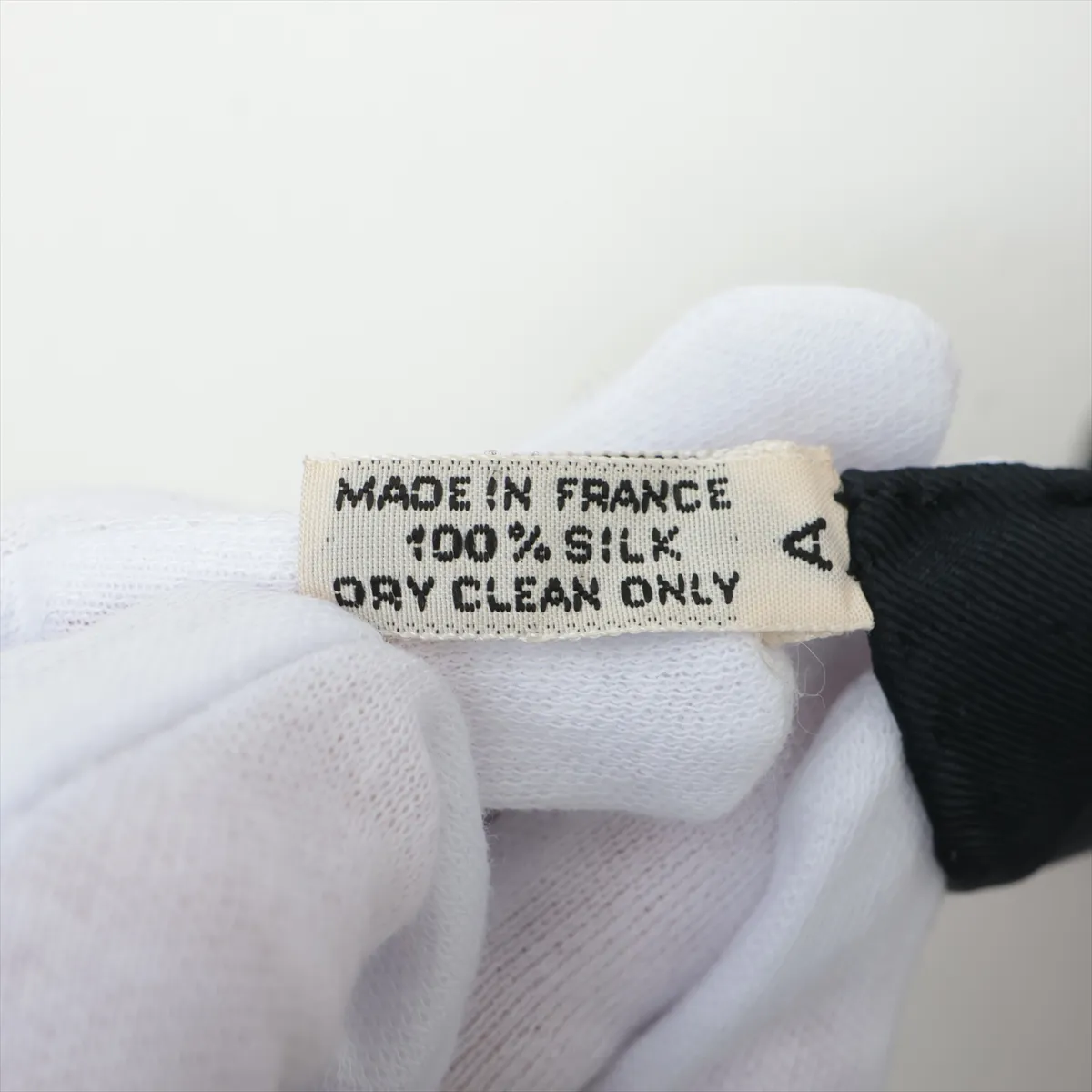 Carre 90 ETRIERS Stirrup Scarf, Silk, Black. Shows signs of wear, including loose threads, — view 6