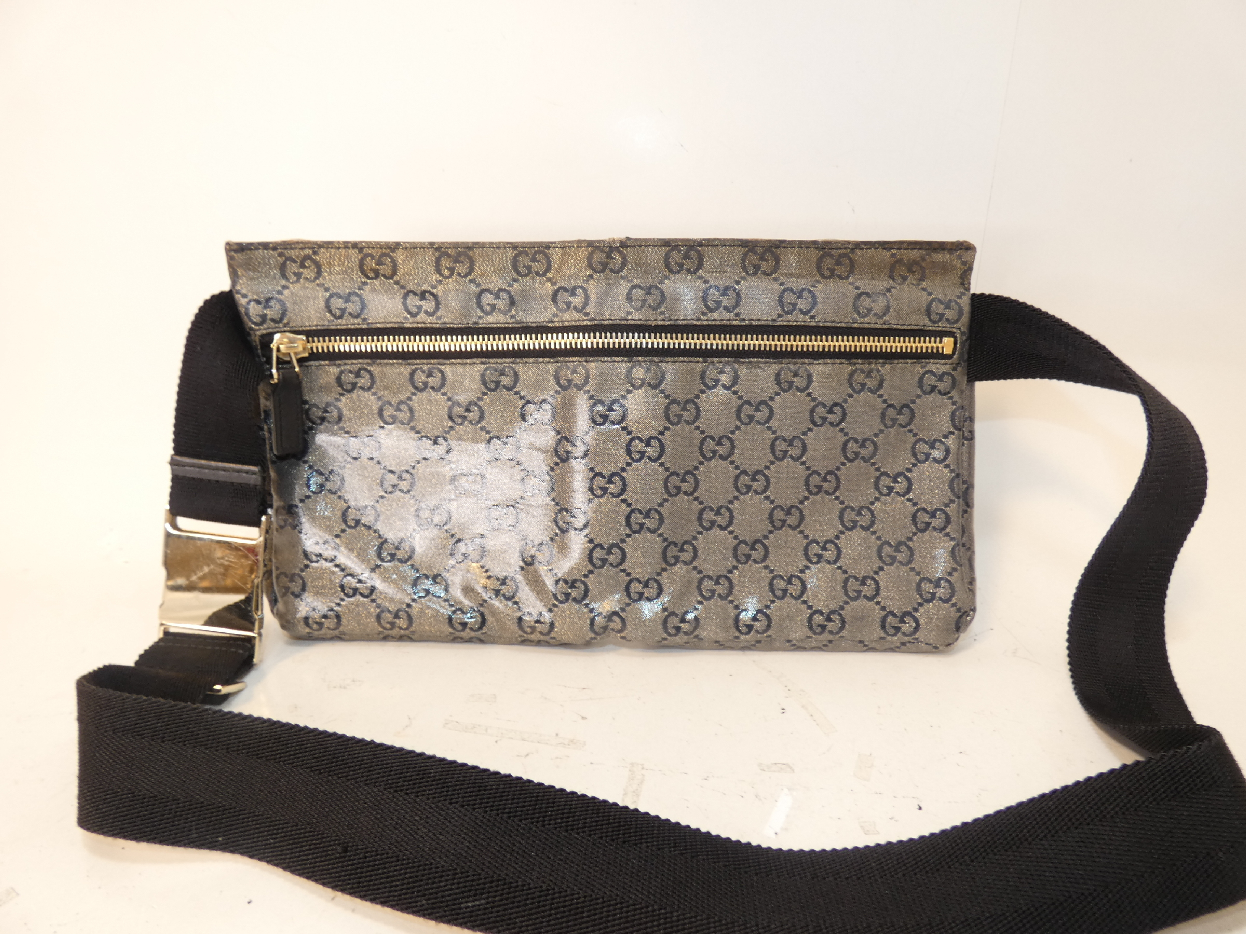 GG Crystal Leather Waist Bag — view 2
