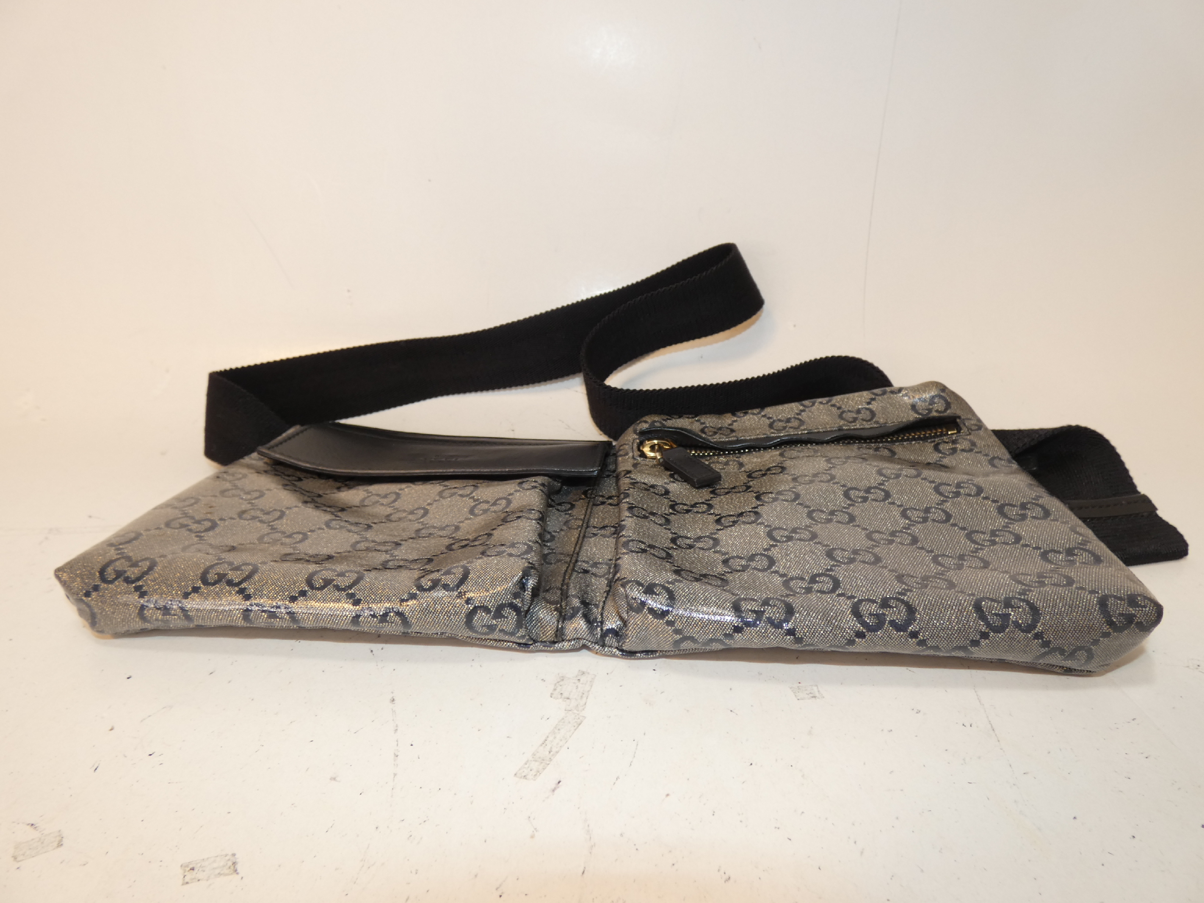 GG Crystal Leather Waist Bag — view 4