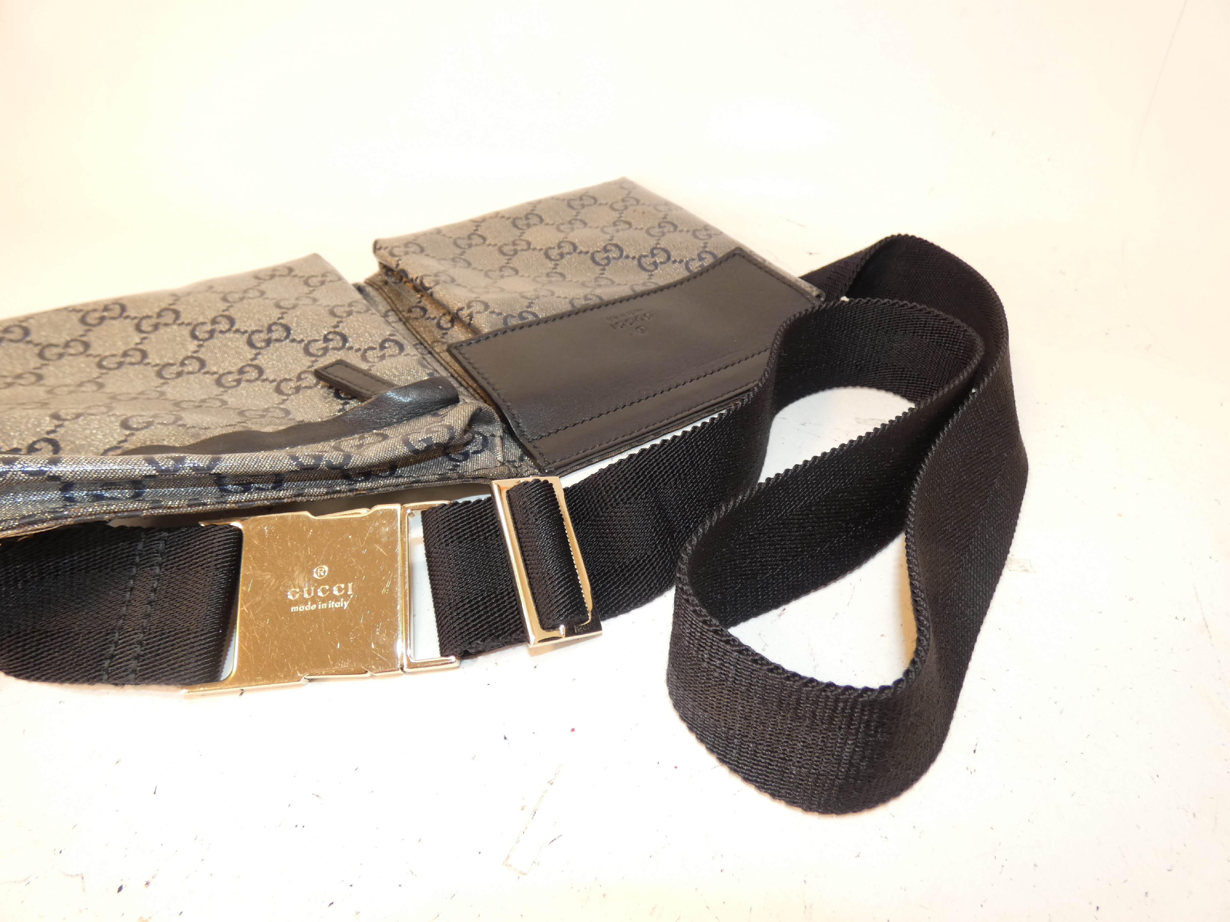 GG Crystal Leather Waist Bag — view 5