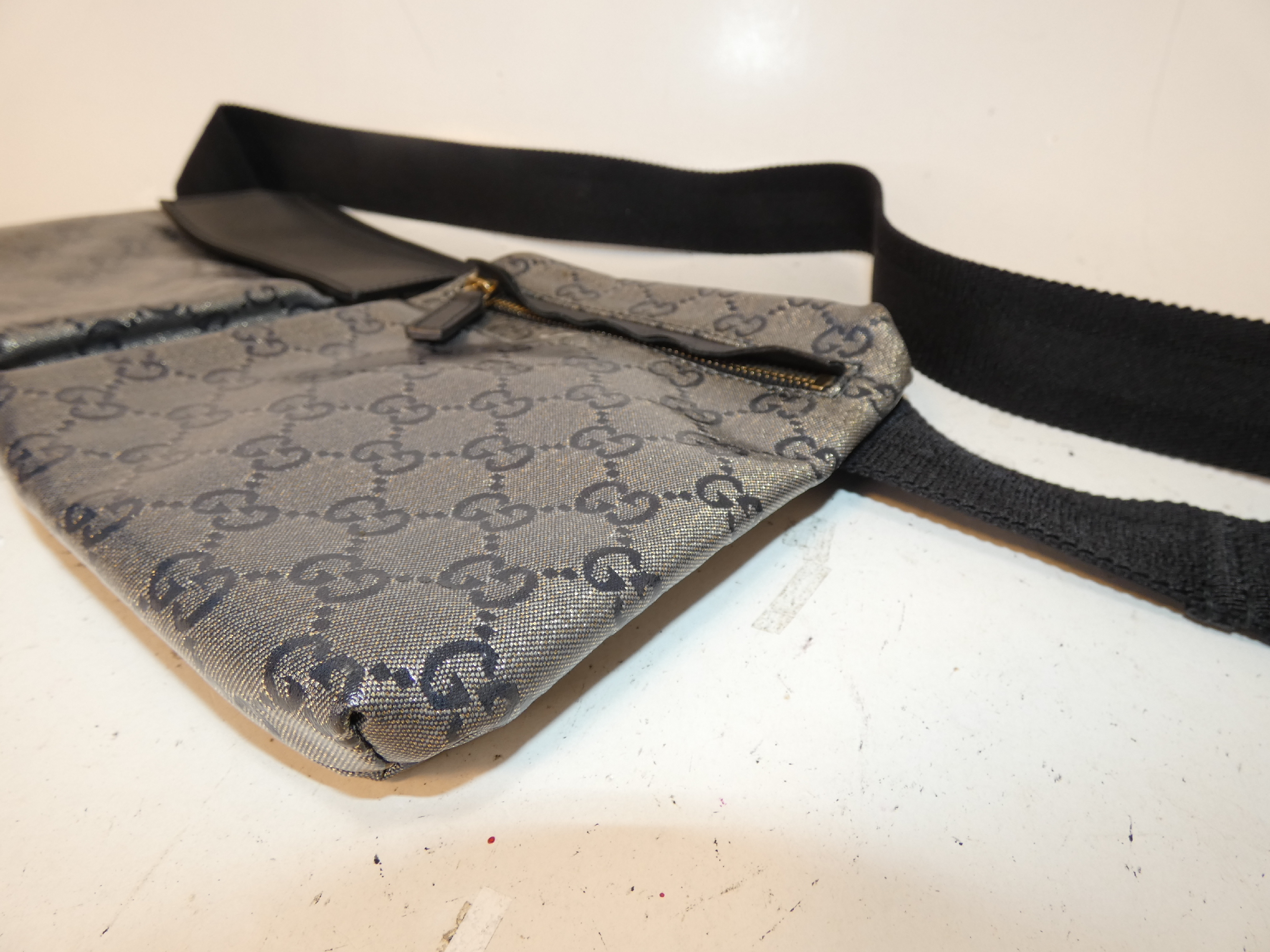 GG Crystal Leather Waist Bag — view 7