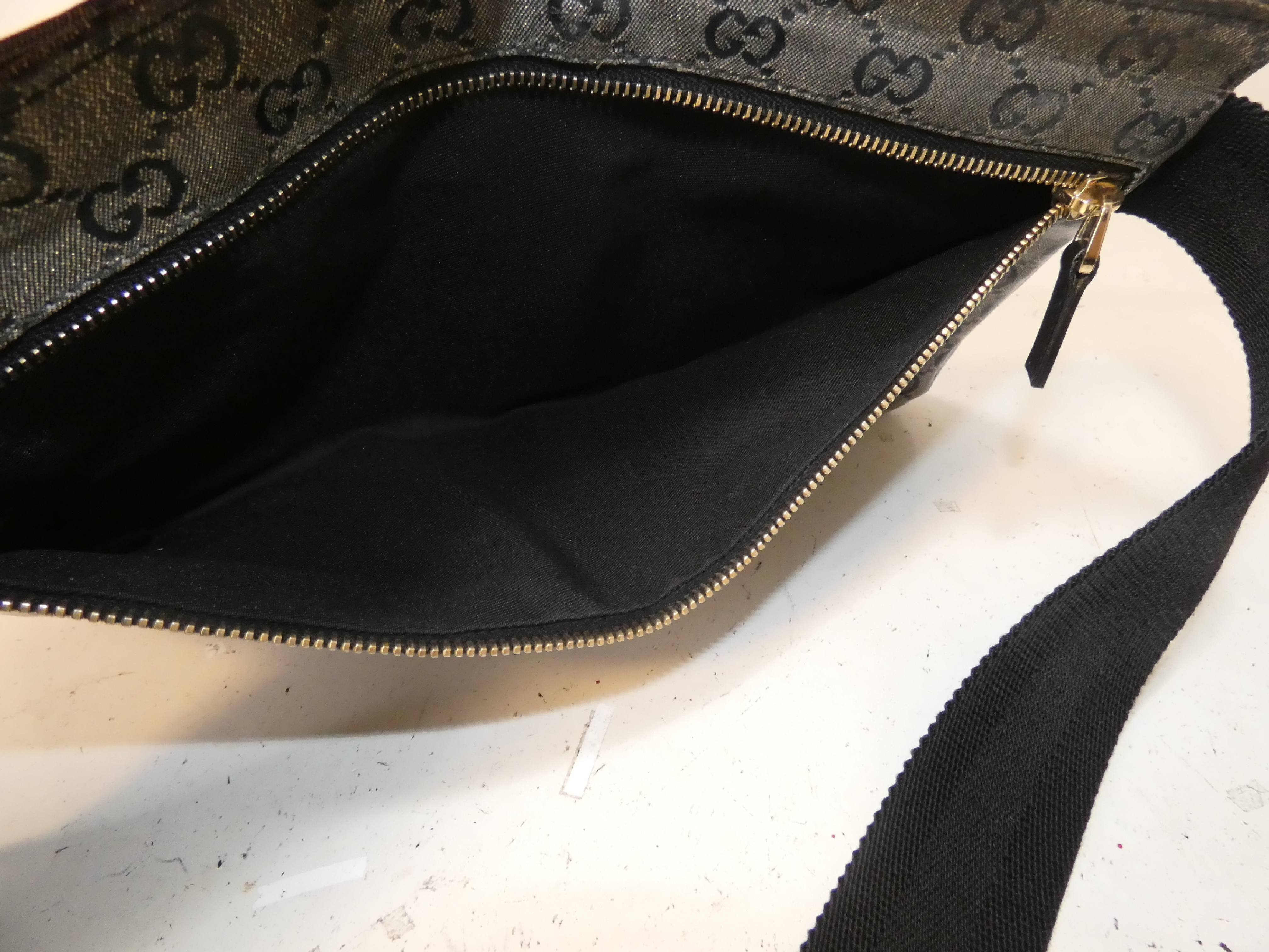 GG Crystal Leather Waist Bag — view 8
