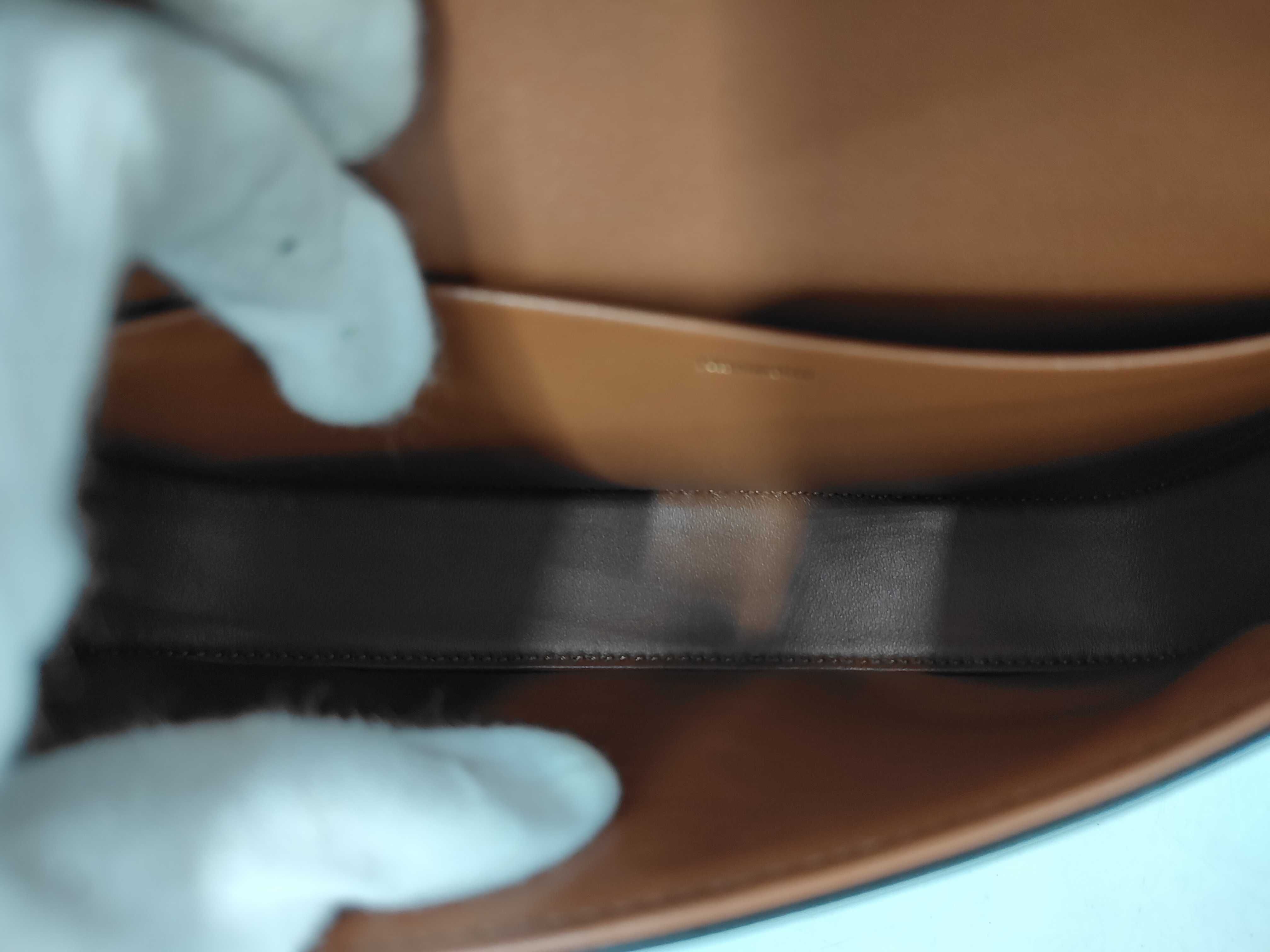 Triomphe Leather Shoulder Bag — view 8