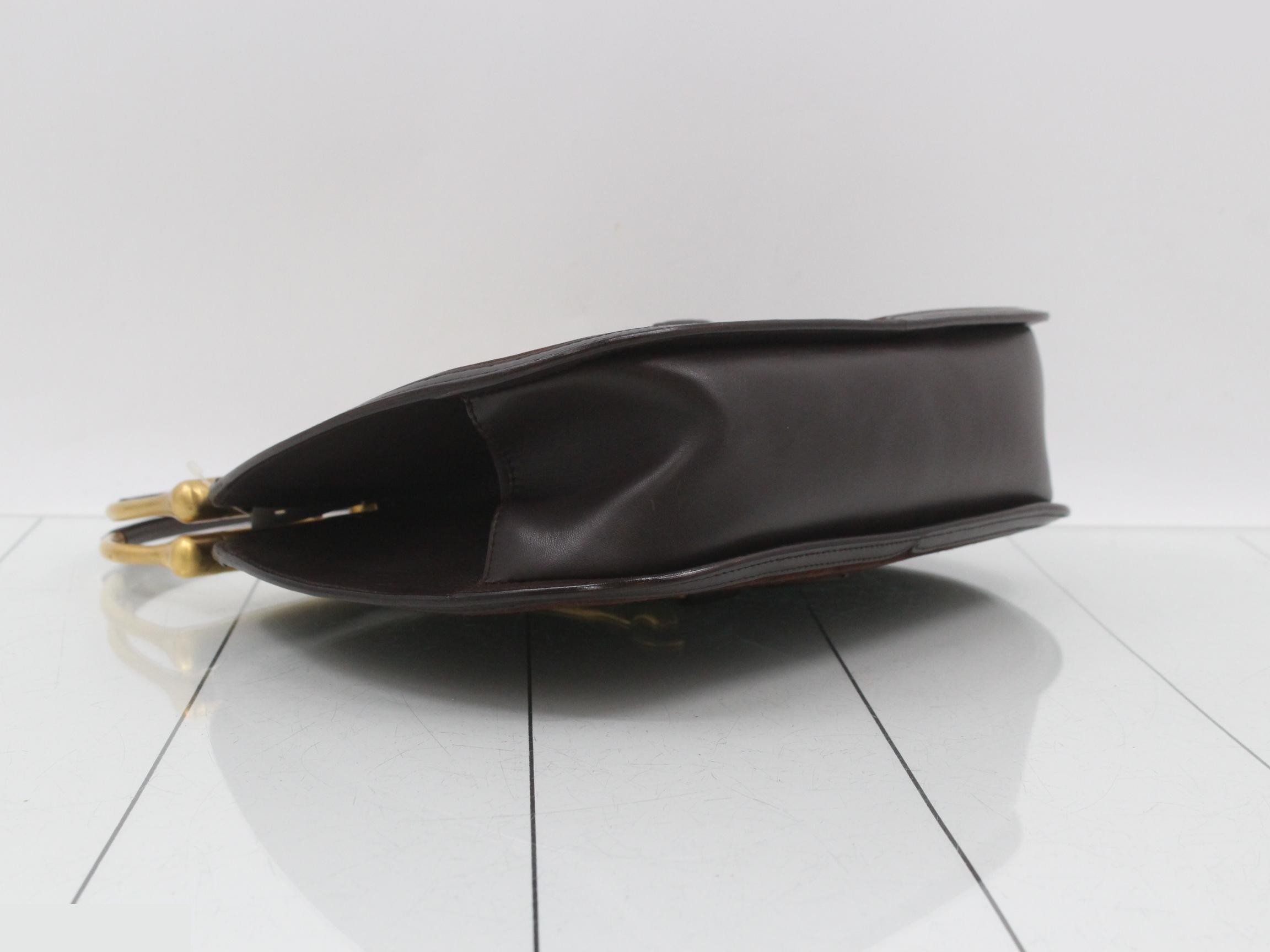 Horsebit Handbag 000-406 Suede x Leather Brown — view 5