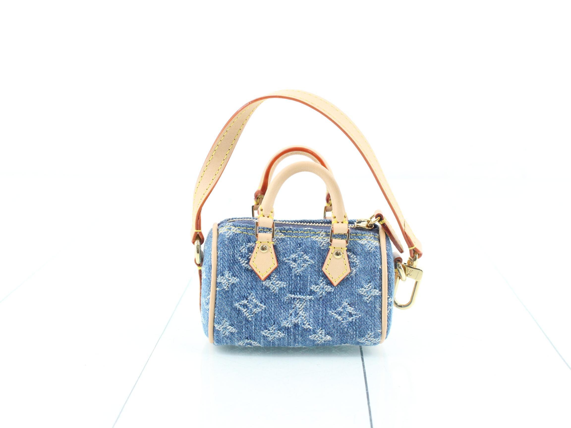 LV x Takashi Murakami 2-way Speedy Monogram Denim MO2535 (Unused) — view 2