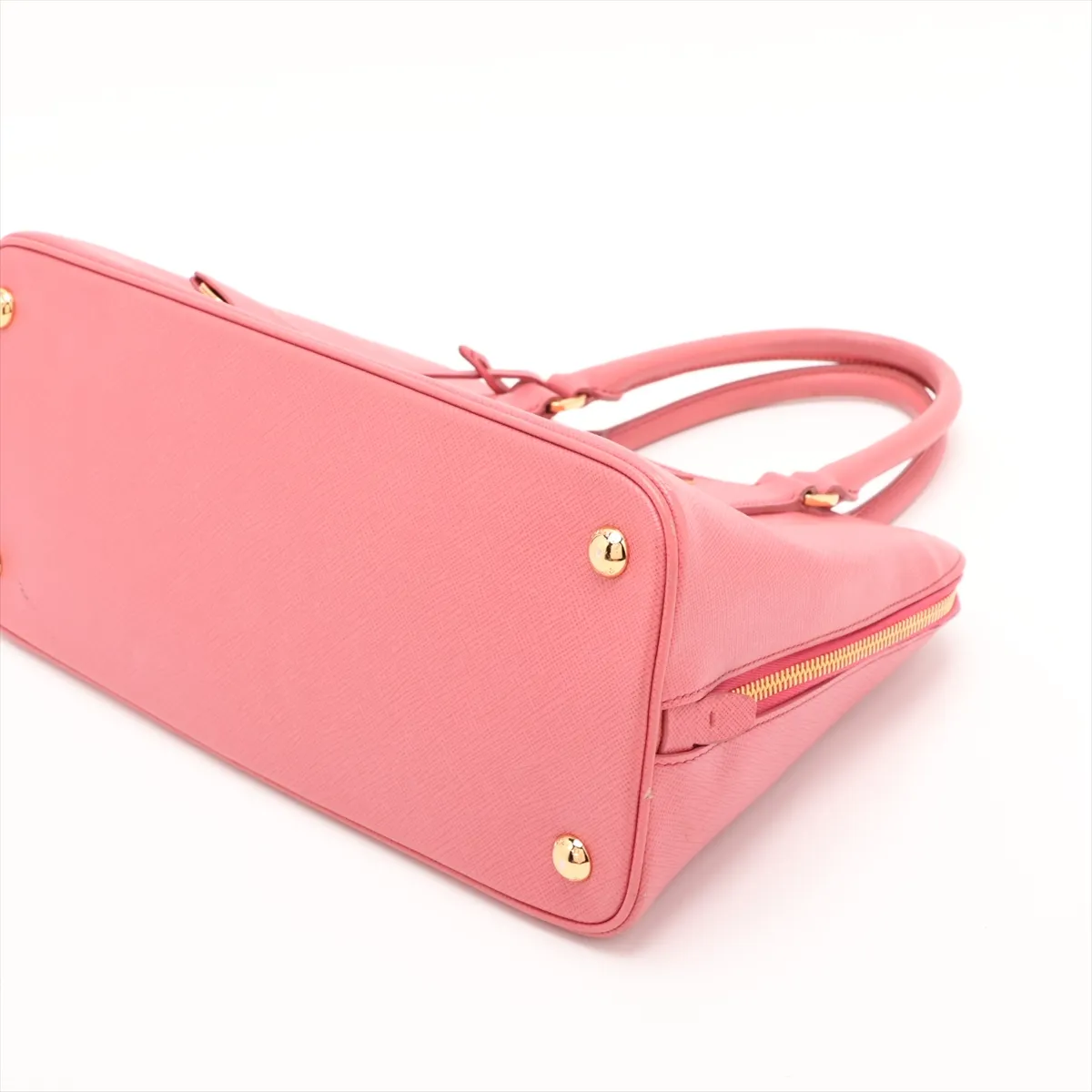 Saffiano Lux BL0837 Leather 2-Way Handbag Pink — view 3