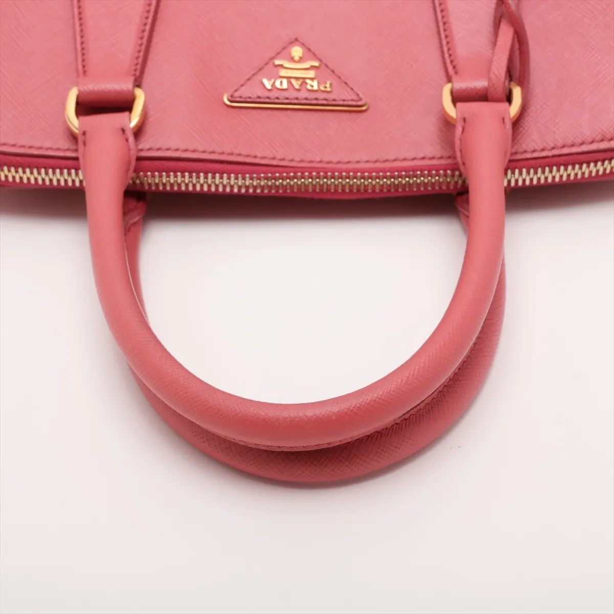 Saffiano Lux BL0837 Leather 2-Way Handbag Pink — view 5