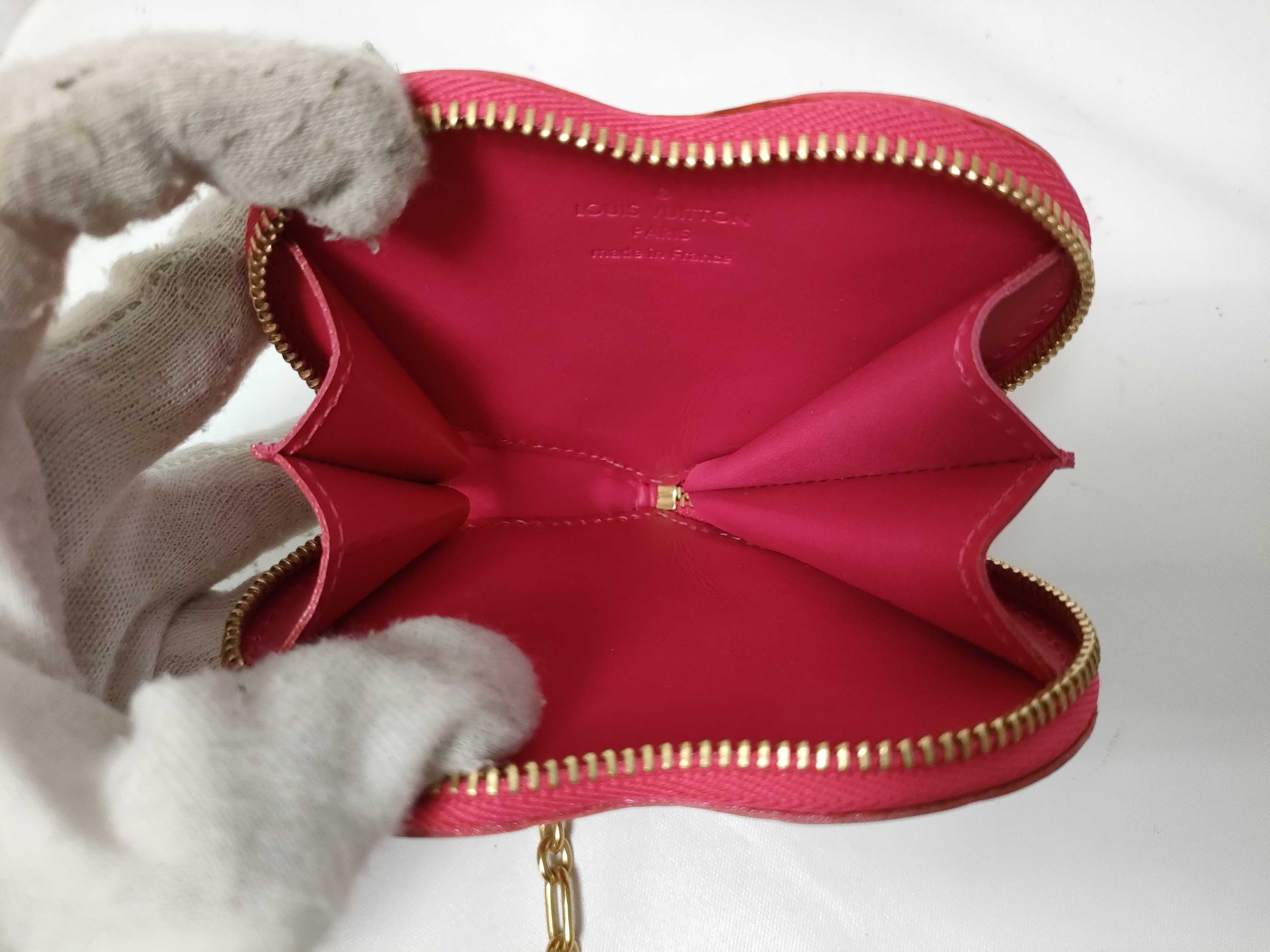 Vernis Vuitton Vernis Portemonnaie Coeur M93562 TH4078 Coin Case — view 10
