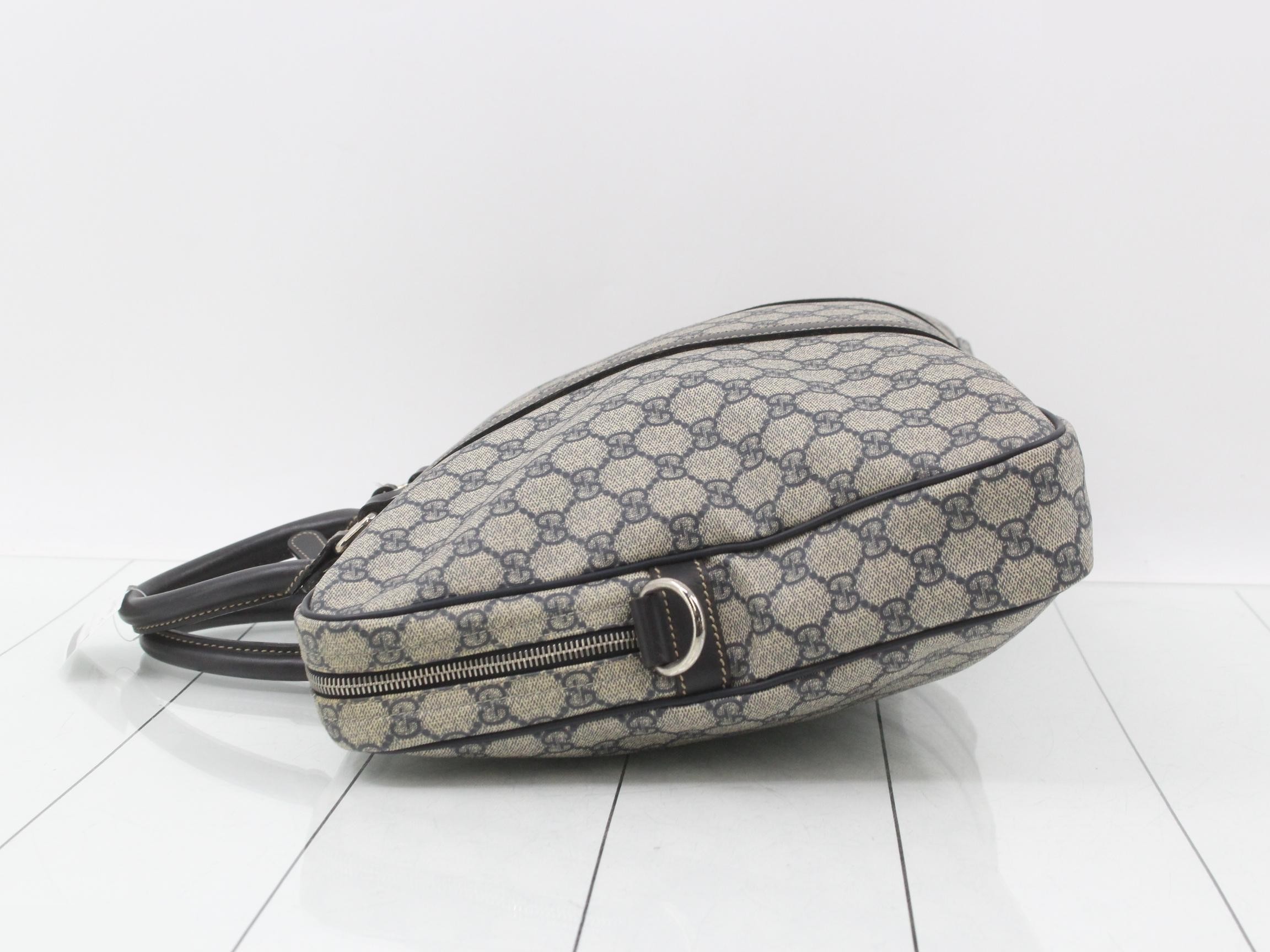 GG Supreme Business Bag, Navy — view 4