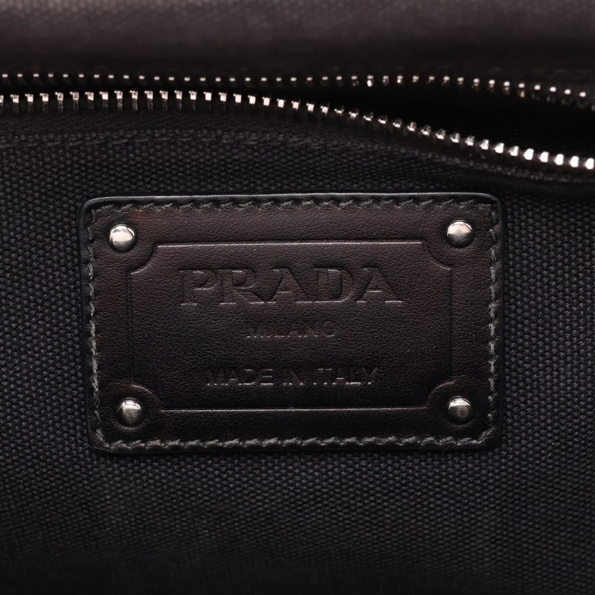 Canapa Canvas x Wood 2-Way Handbag, Black — view 11