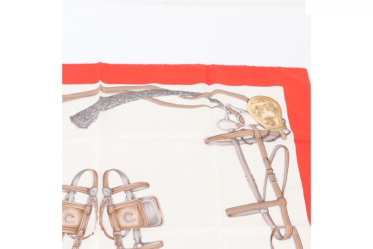 100% Silk Scarf with Tag — view 2