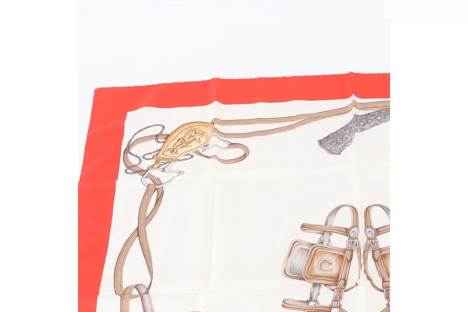 100% Silk Scarf with Tag — view 3