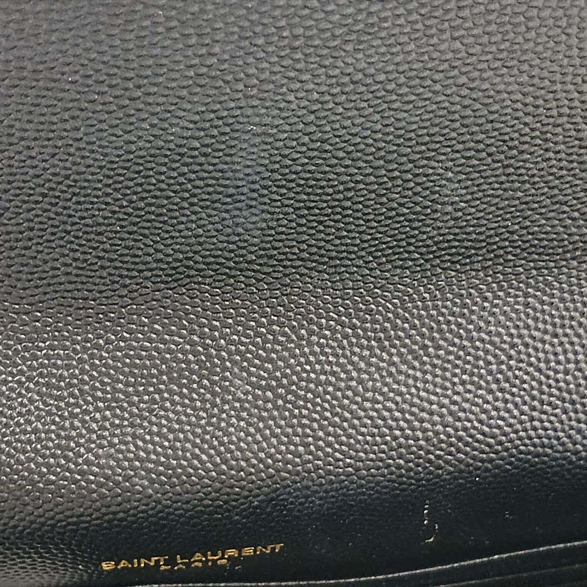 Cassandra Leather Chain Wallet, Black, 742920 — view 10