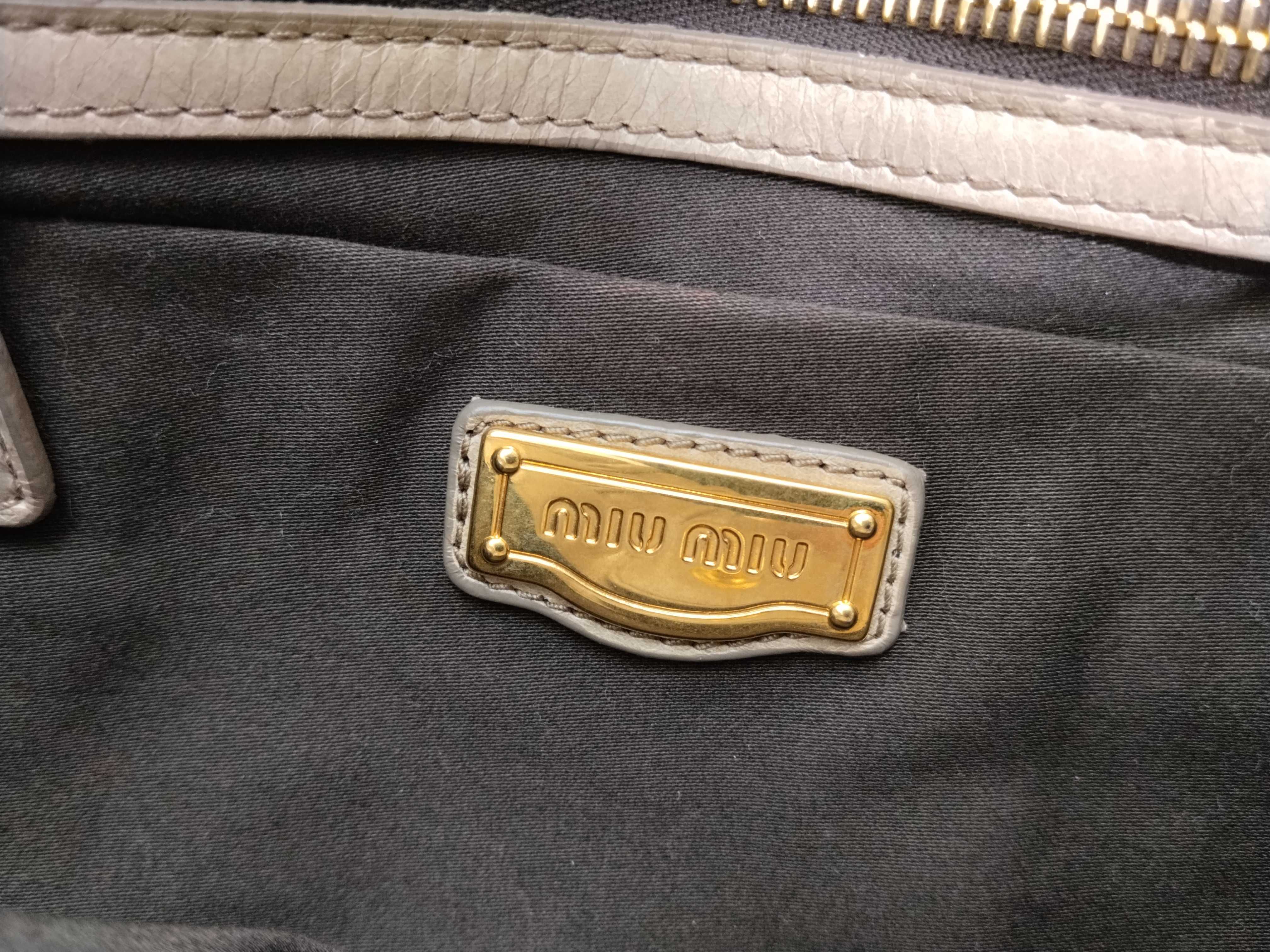 Leather 2-Way Handbag, Beige, RT0383 (Handbag) — view 13