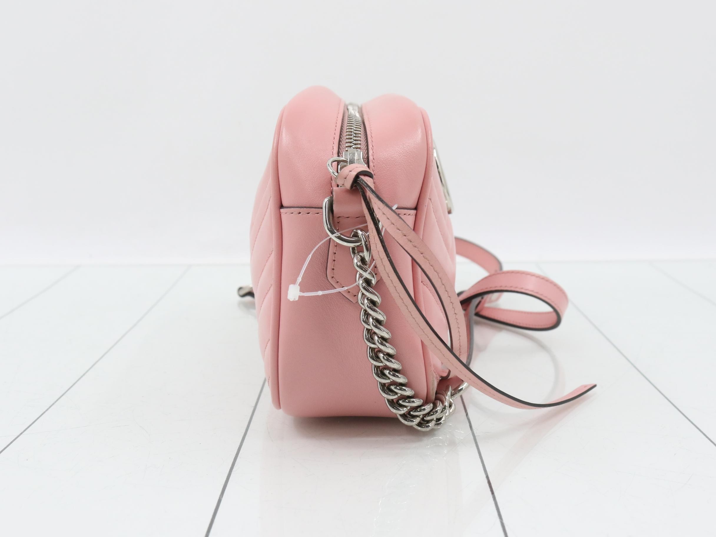 Marmont Quilted Shoulder Bag, Pink, 447632 — view 4