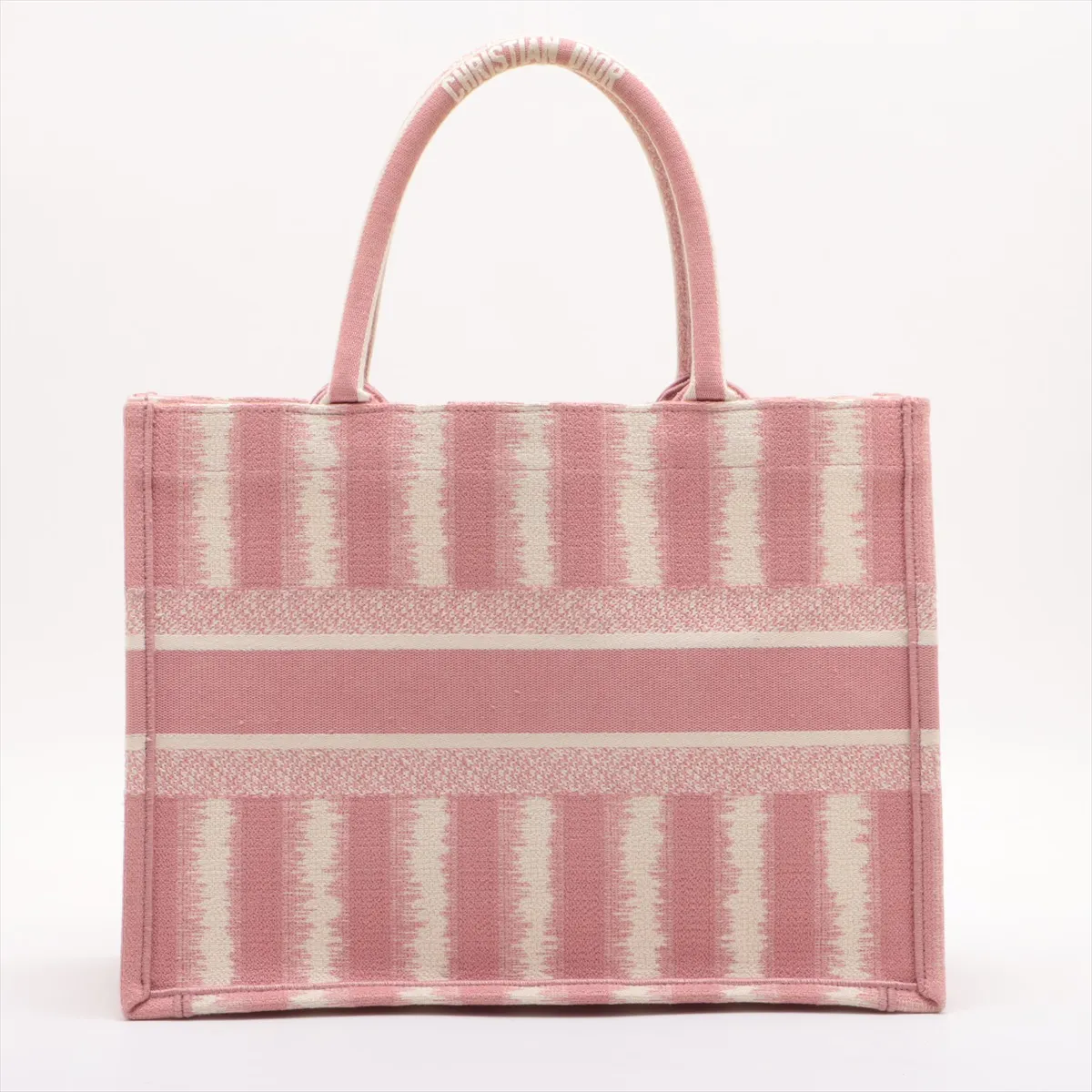 Book Tote Medium Canvas Tote Bag Pink Outlet — view 2