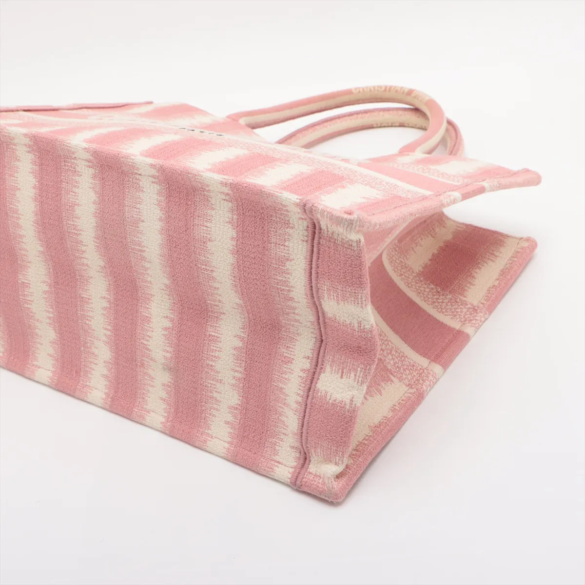 Book Tote Medium Canvas Tote Bag Pink Outlet — view 3