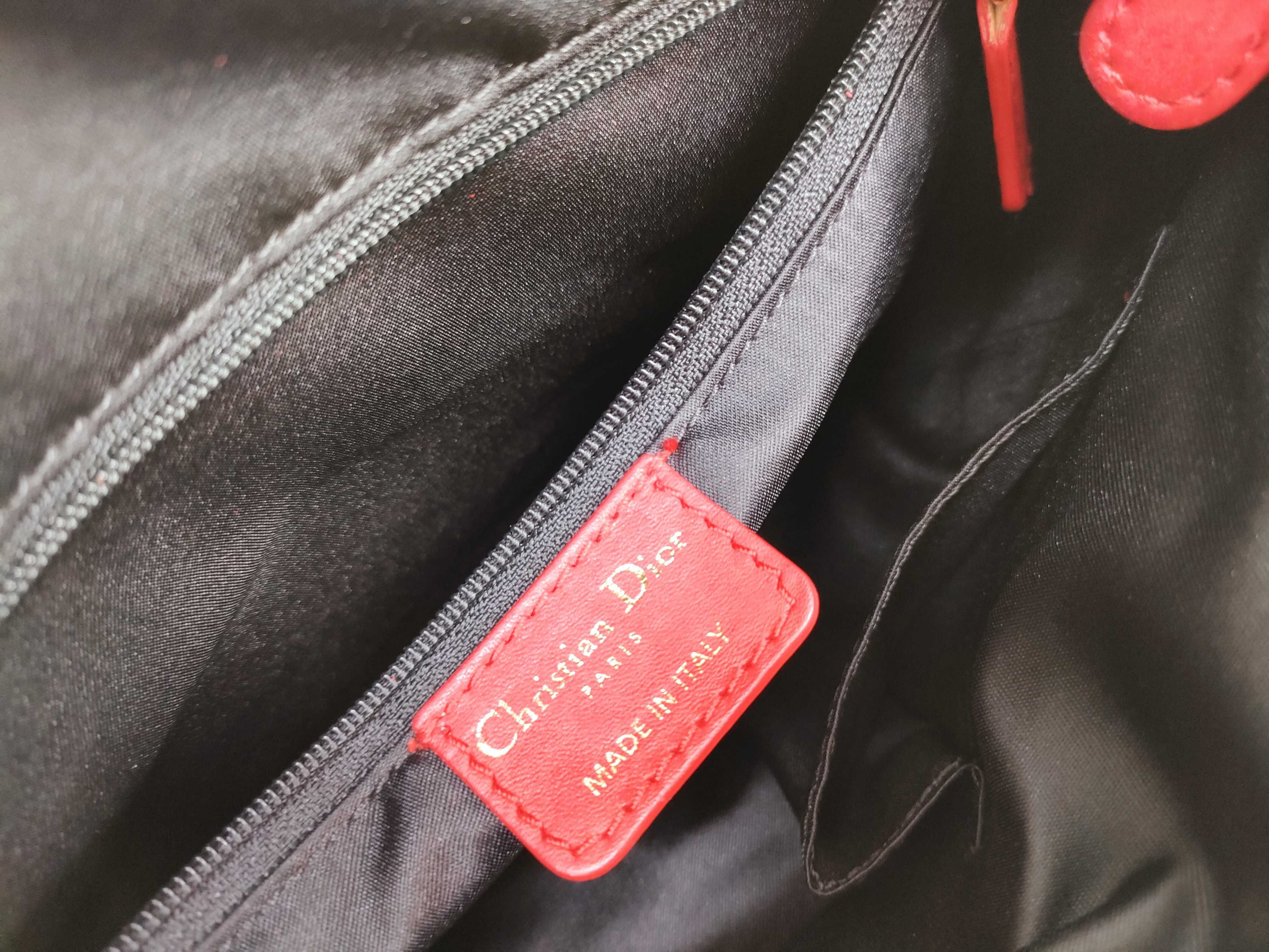 Galliano Era Gypsy Lambskin Frill Logo Charm Perforated Hobo One-Shoulder Bag with Guarantee Card and Dust Bag — view 12