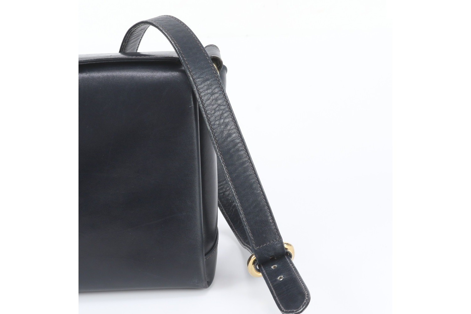 Turnlock Leather Shoulder Bag (Crossbody) — view 2