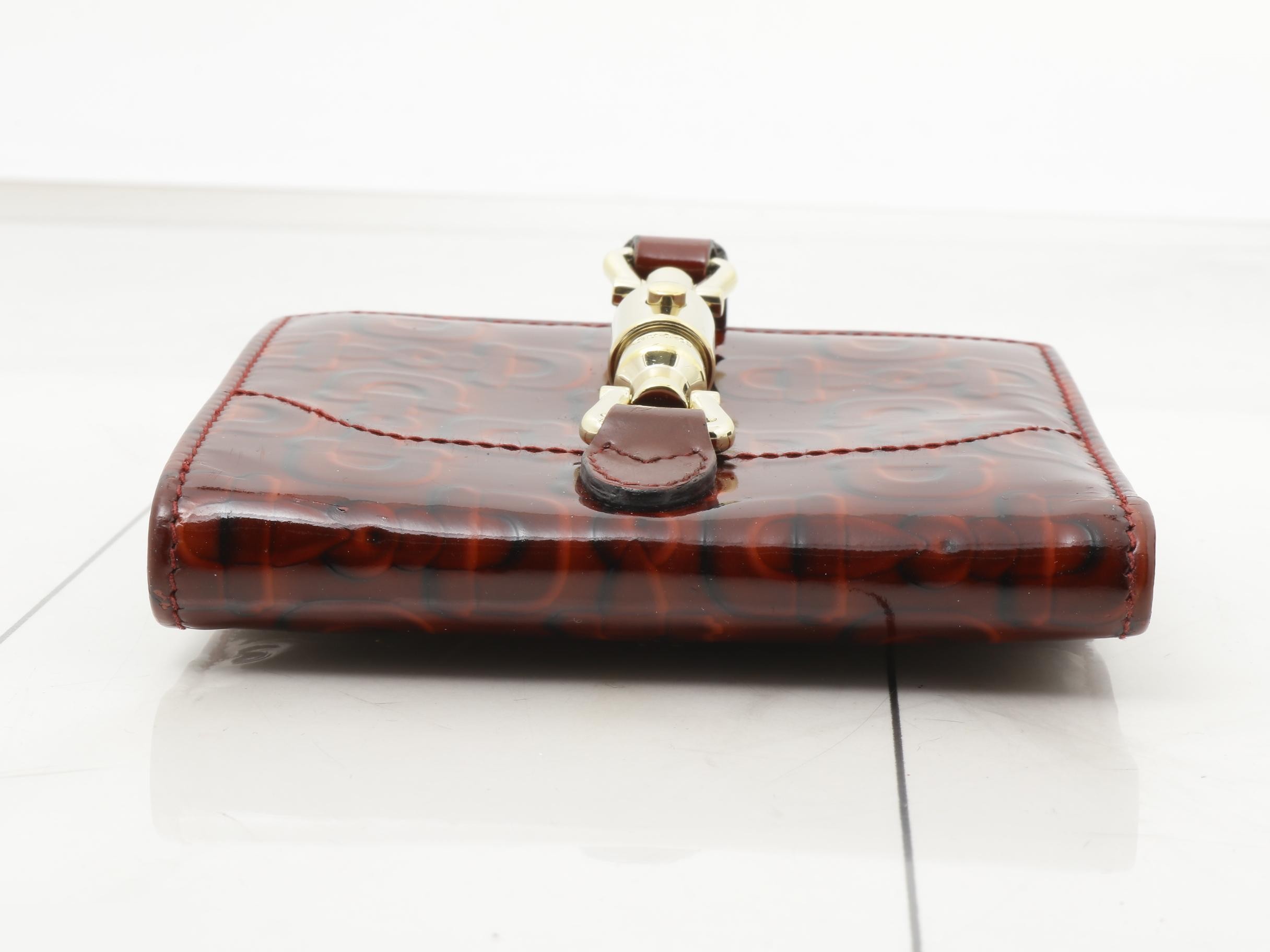Patent Leather New Jackie Compact Wallet — view 3