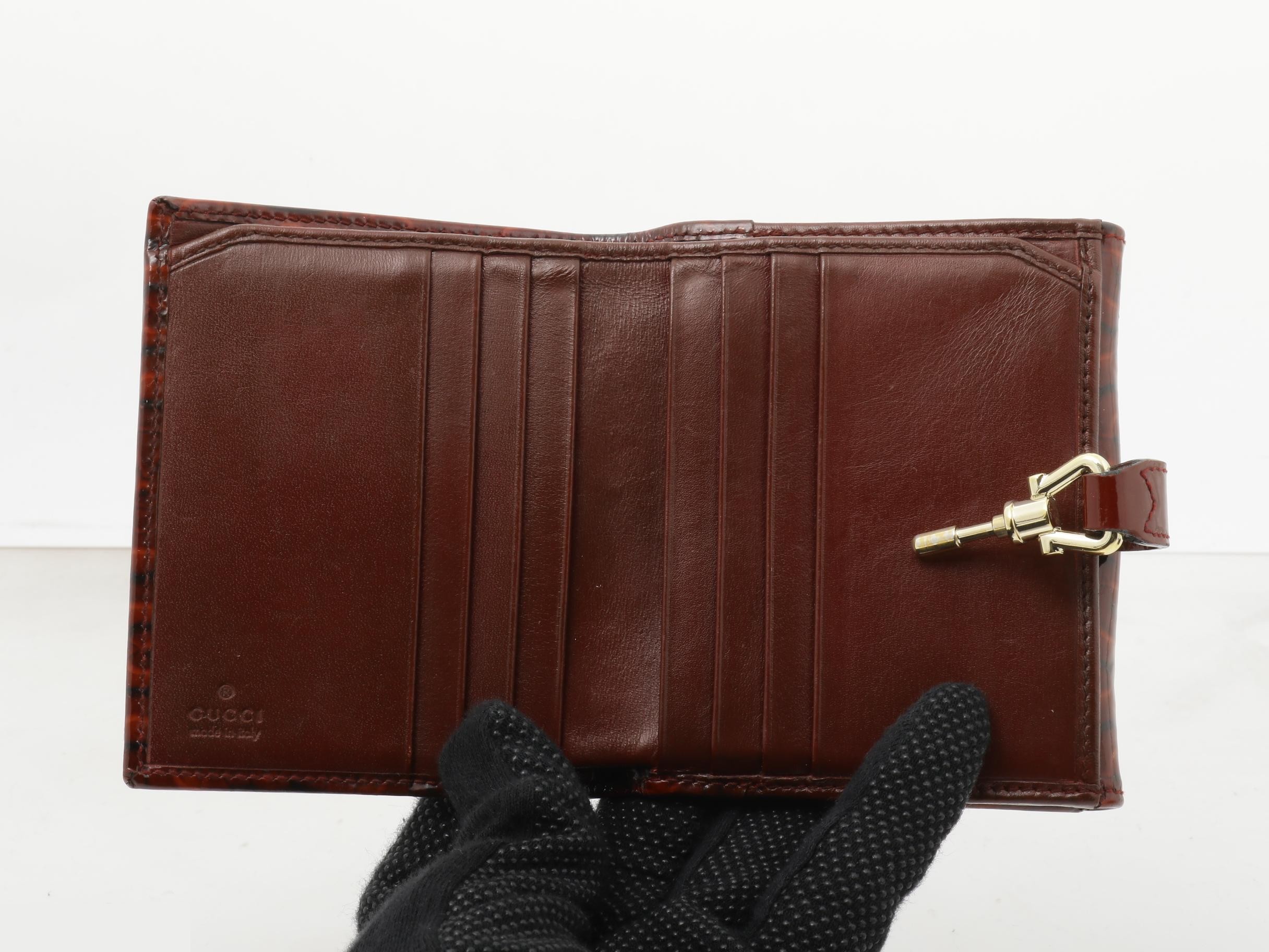 Patent Leather New Jackie Compact Wallet — view 4