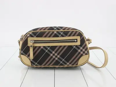 Nova Check Shoulder Bag, Blue Label