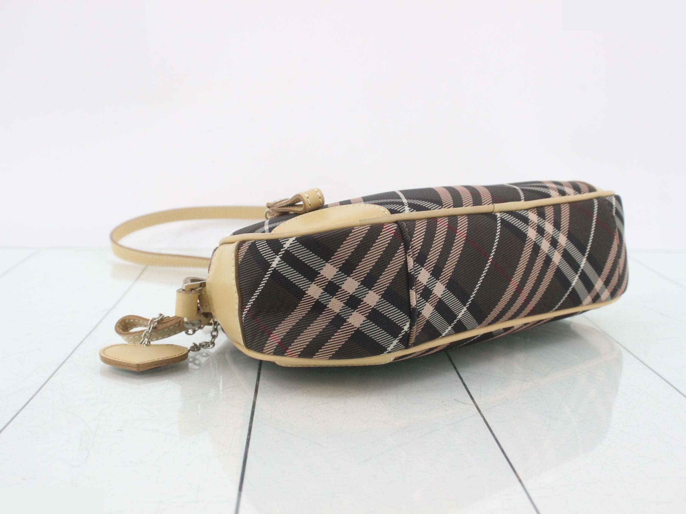 Nova Check Shoulder Bag, Blue Label — view 5