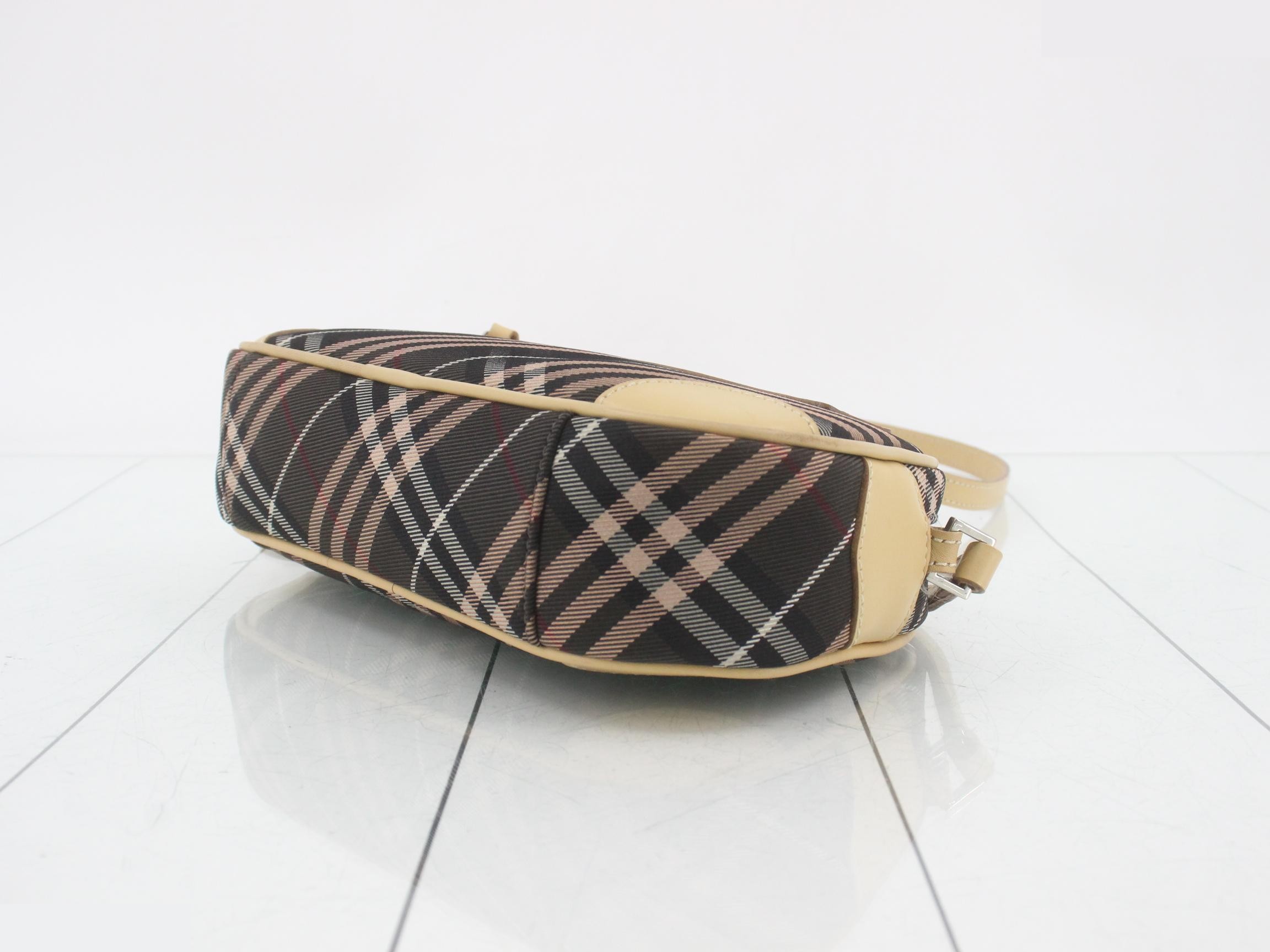 Nova Check Shoulder Bag, Blue Label — view 6