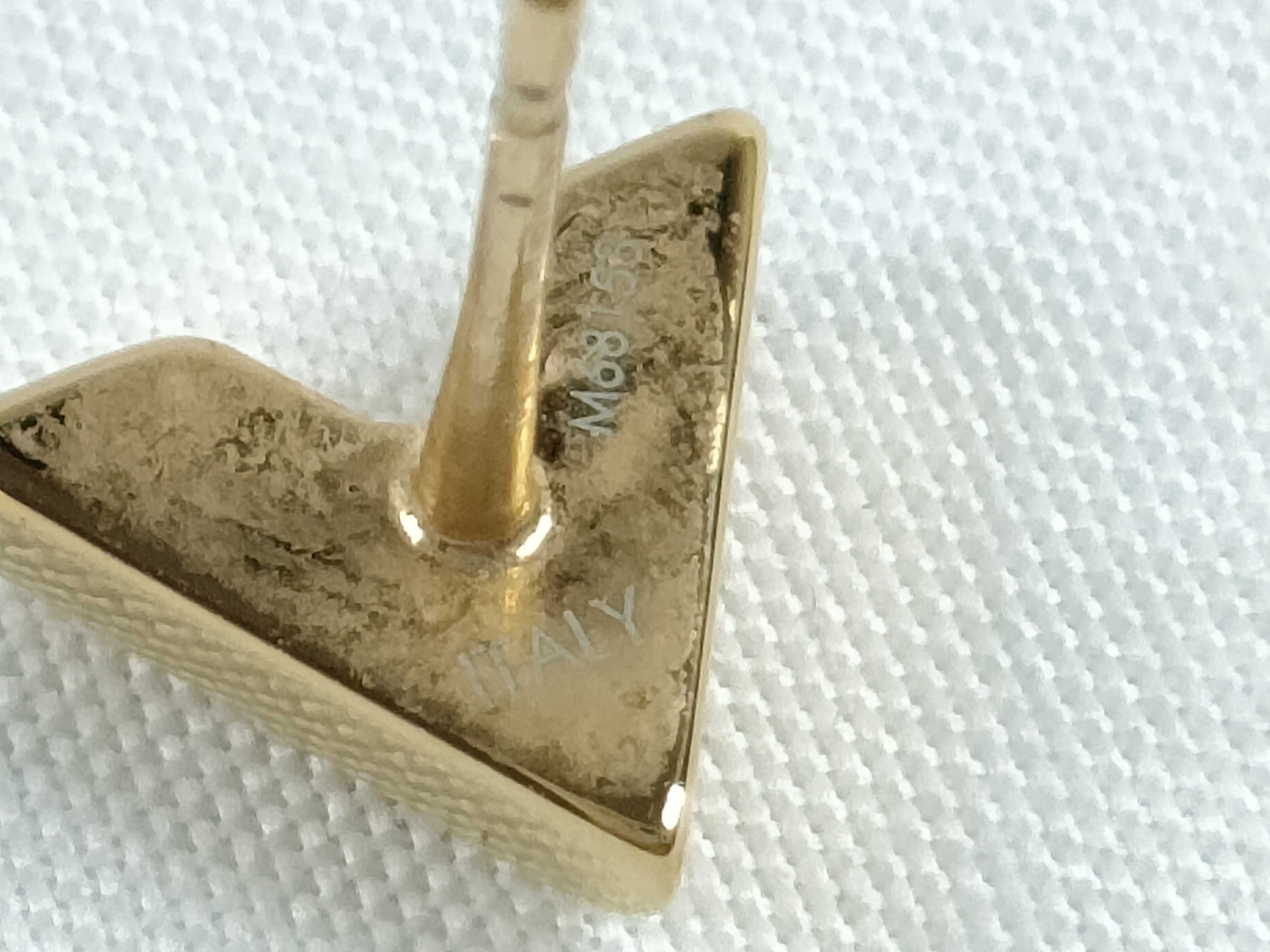 M68153 Brass Earrings - Essential V Earrings — view 8