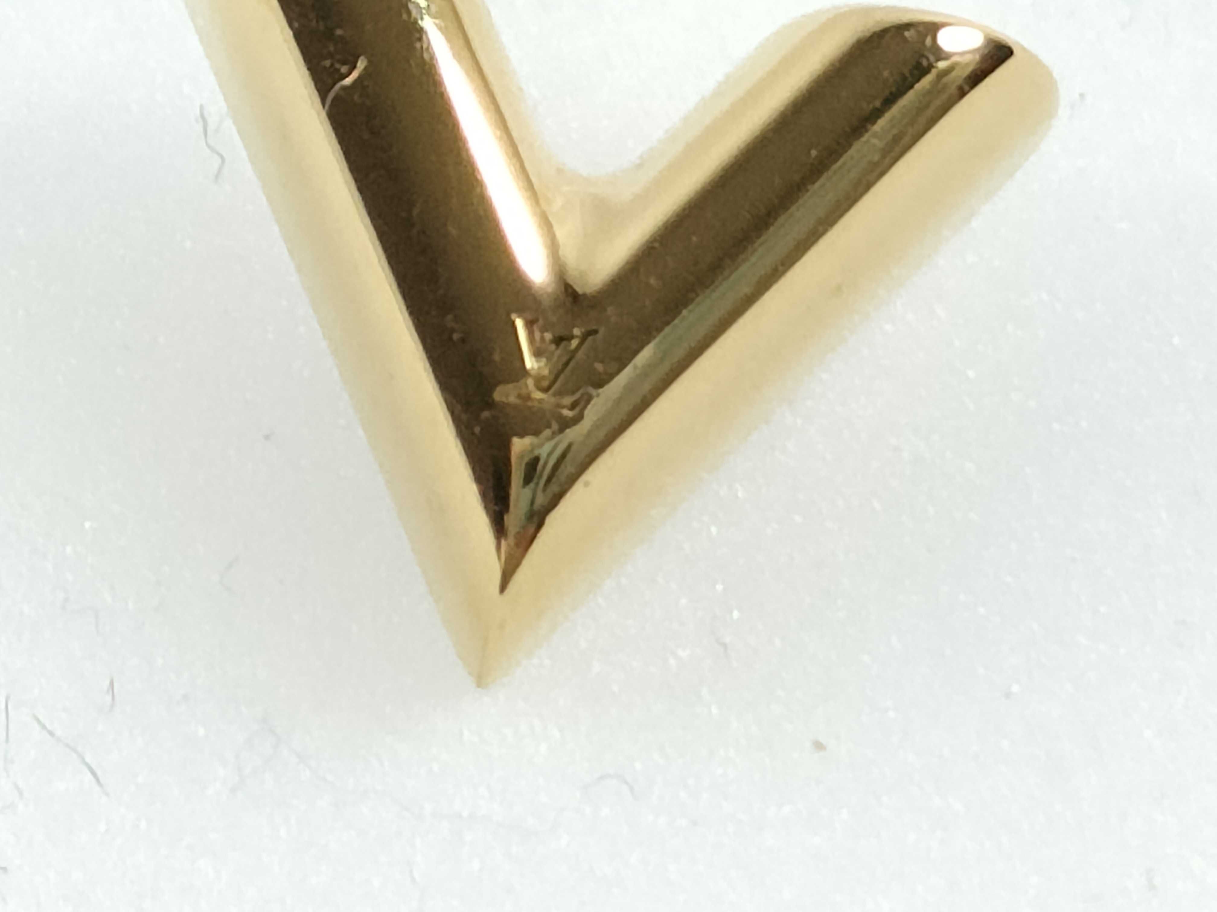 M68153 Brass Earrings - Essential V Earrings — view 9