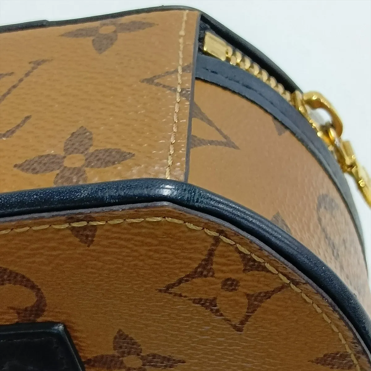 Monogram Reverse Mini Boite Chapeau M68276 Brown (RFID detected) — view 12