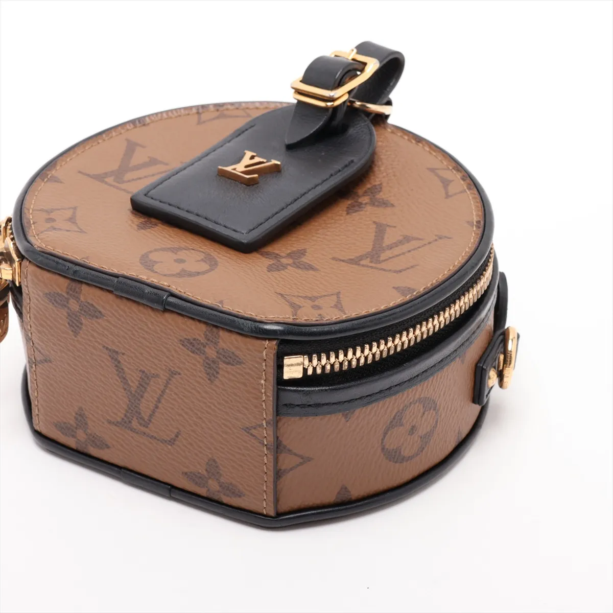 Monogram Reverse Mini Boite Chapeau M68276 Brown (RFID detected) — view 3
