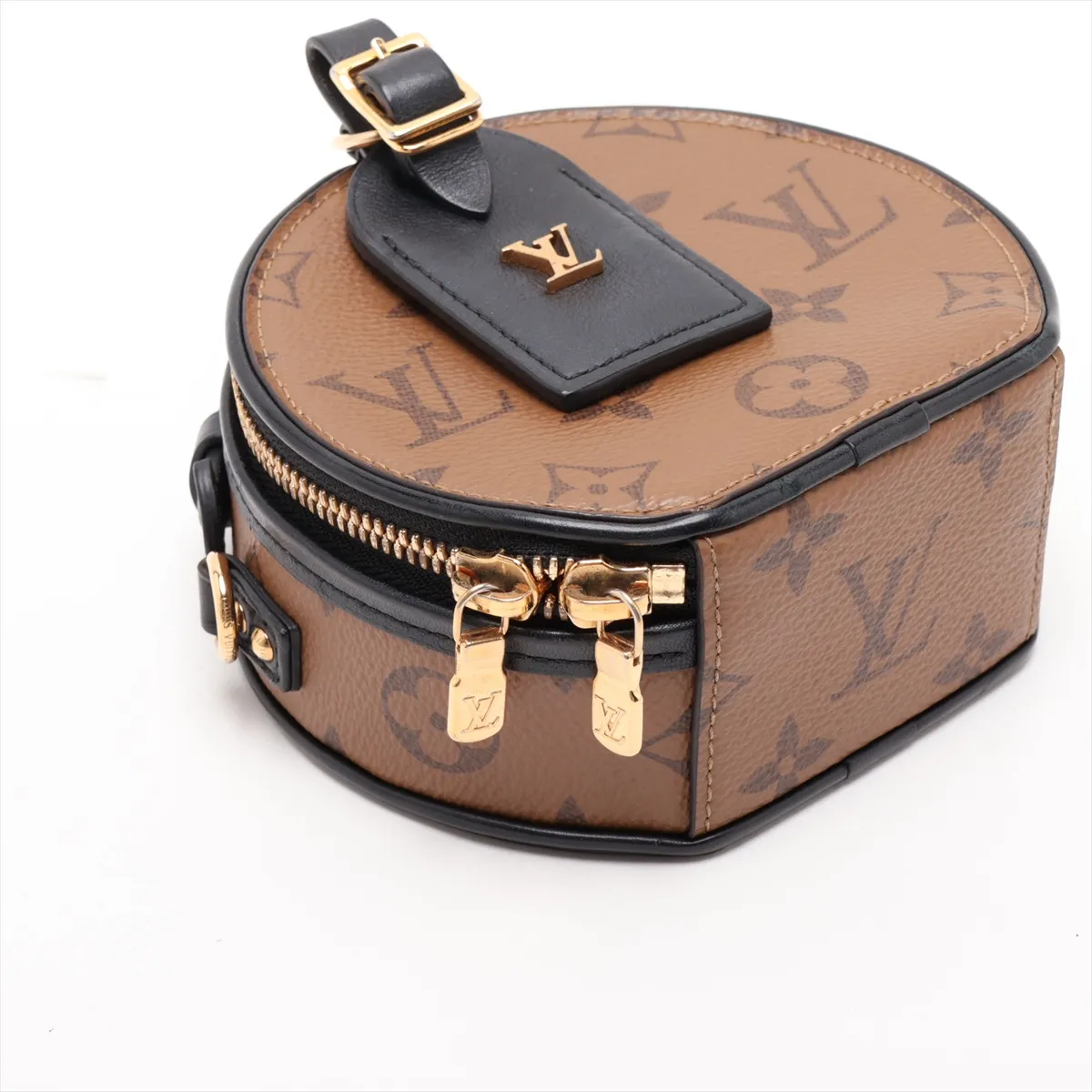 Monogram Reverse Mini Boite Chapeau M68276 Brown (RFID detected) — view 4