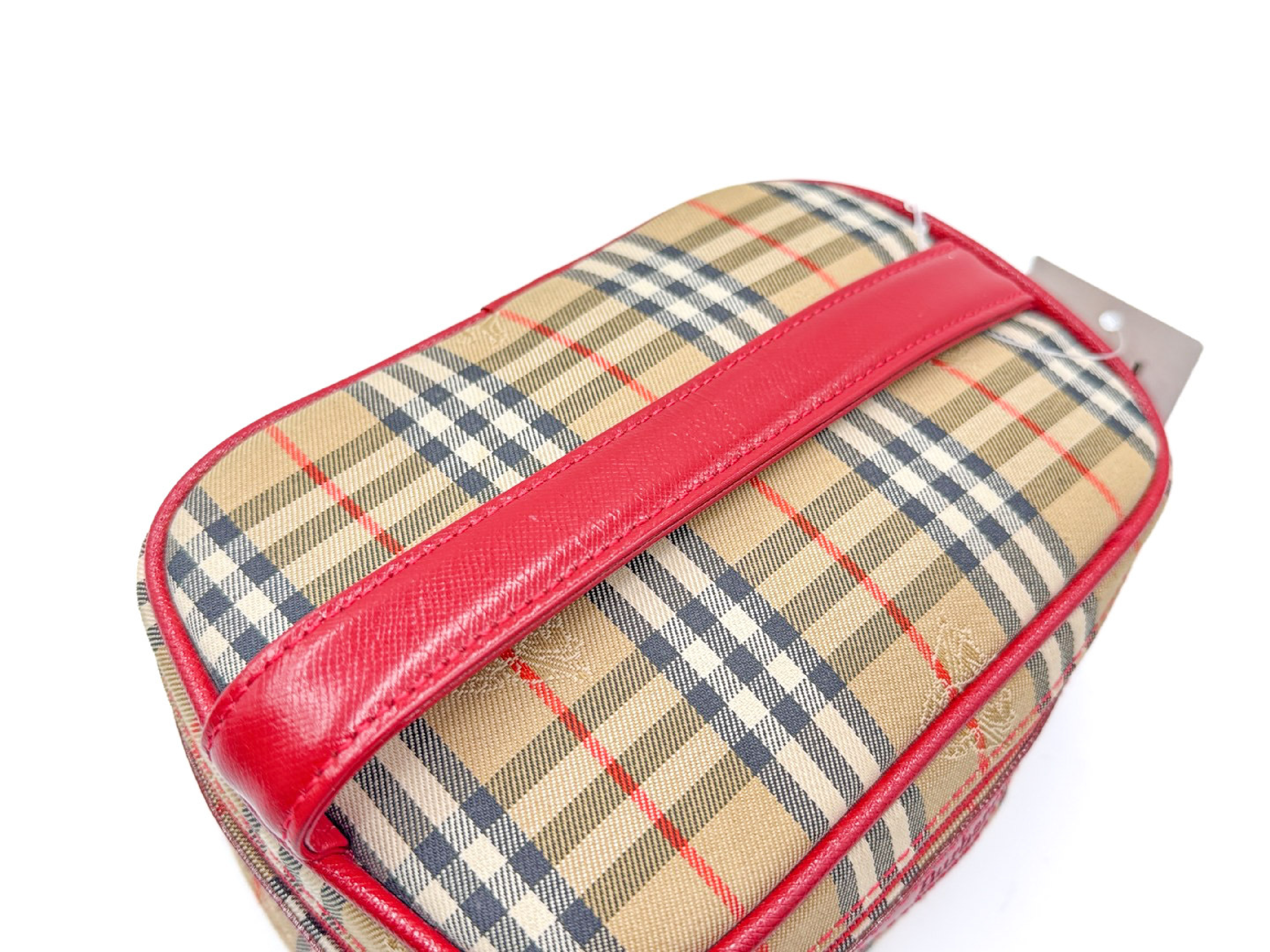 Nova Check Leather Vanity Bag — view 3