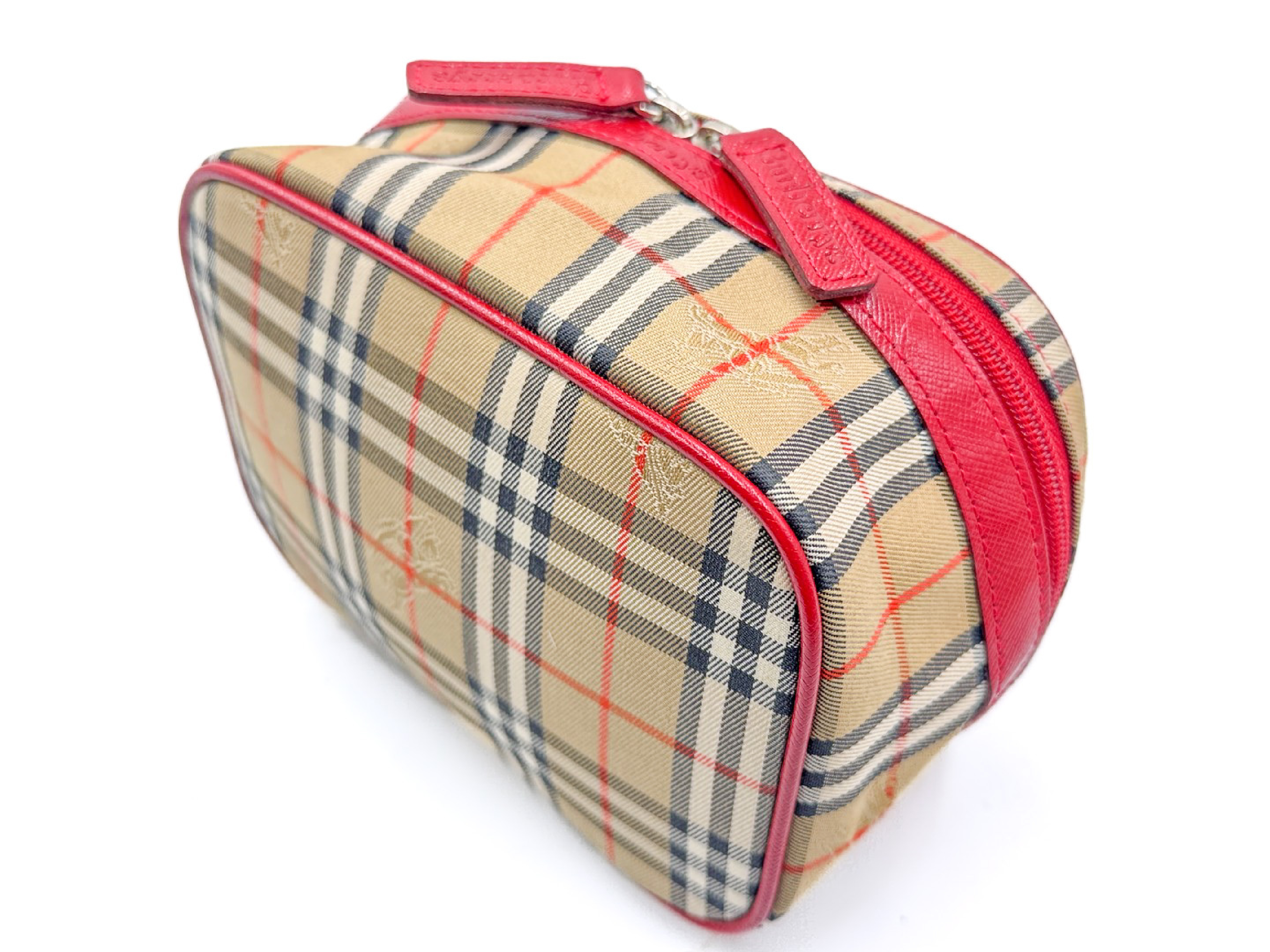 Nova Check Leather Vanity Bag — view 6