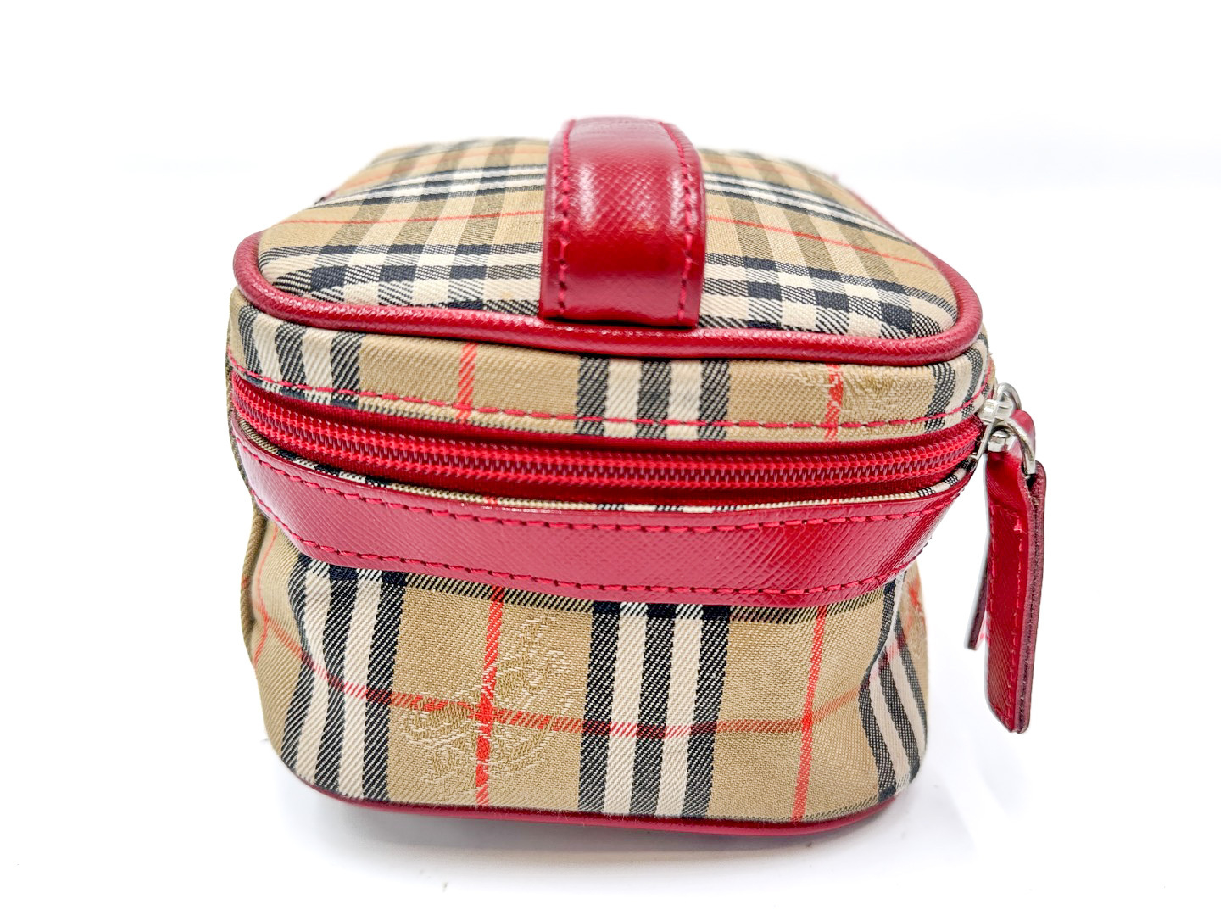 Nova Check Leather Vanity Bag — view 7