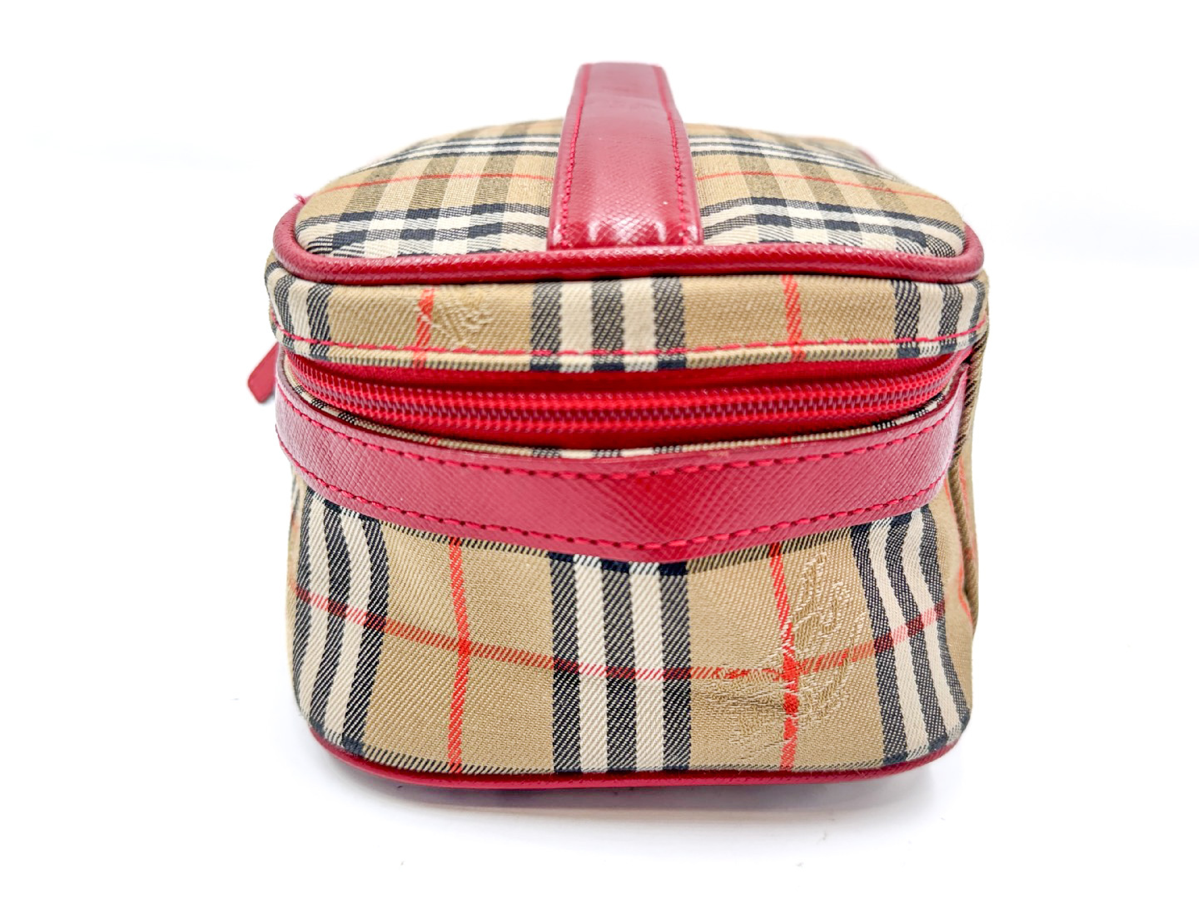 Nova Check Leather Vanity Bag — view 8