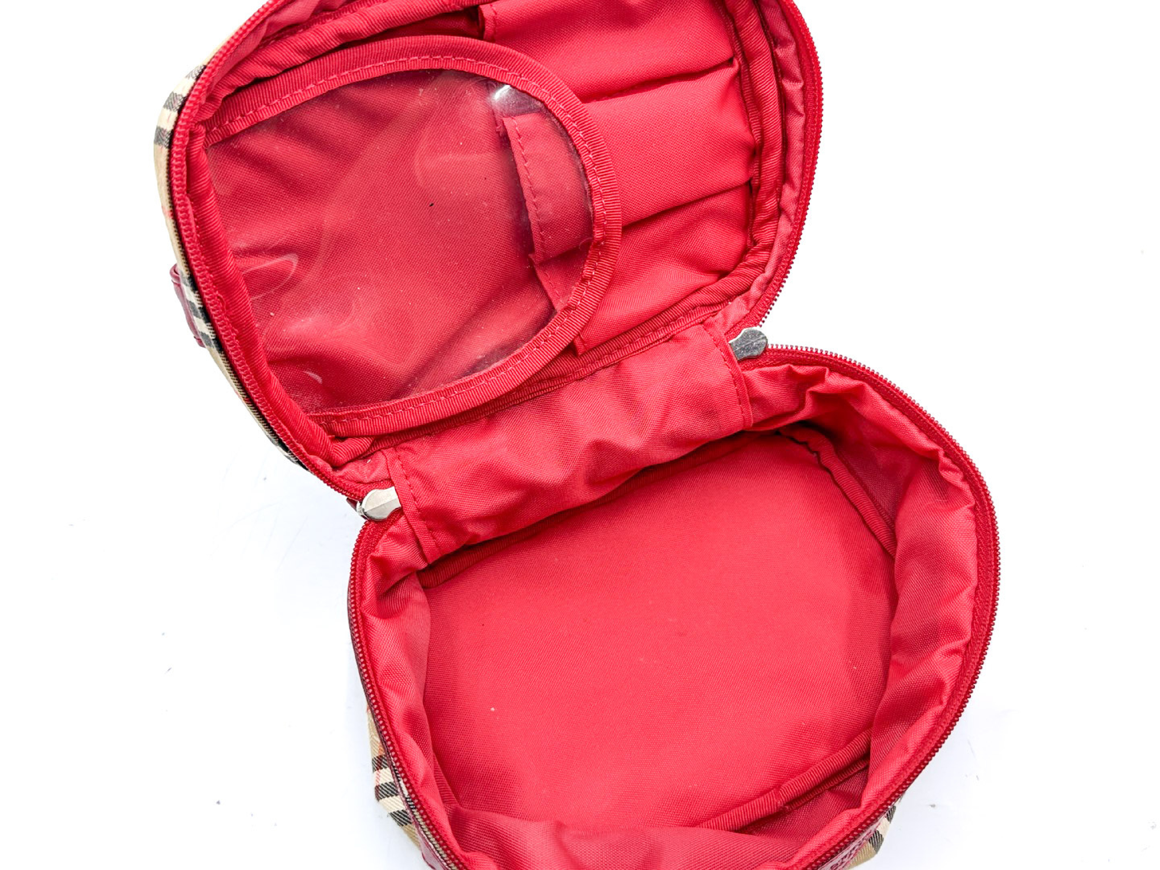 Nova Check Leather Vanity Bag — view 9