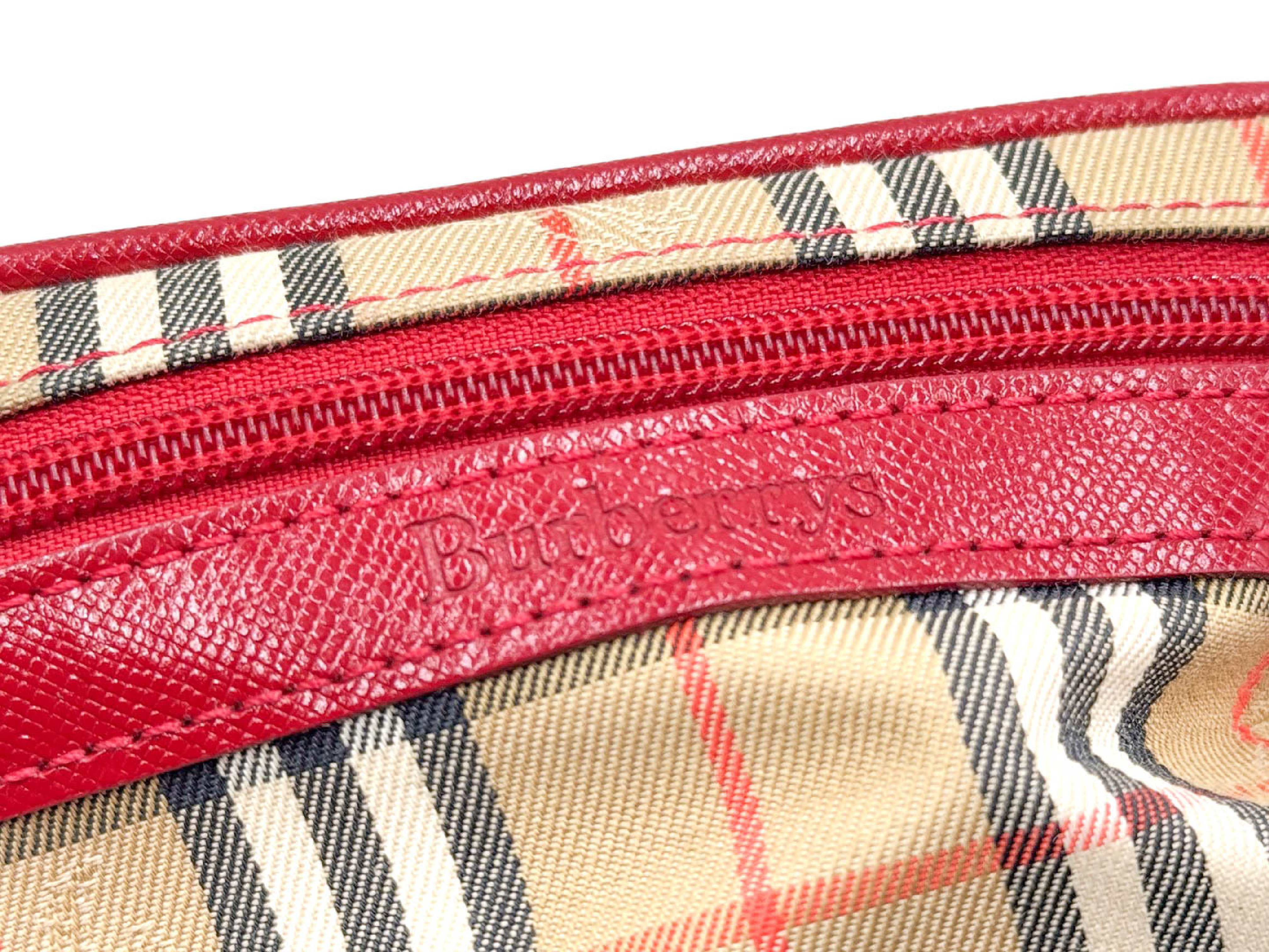 Nova Check Leather Vanity Bag — view 10
