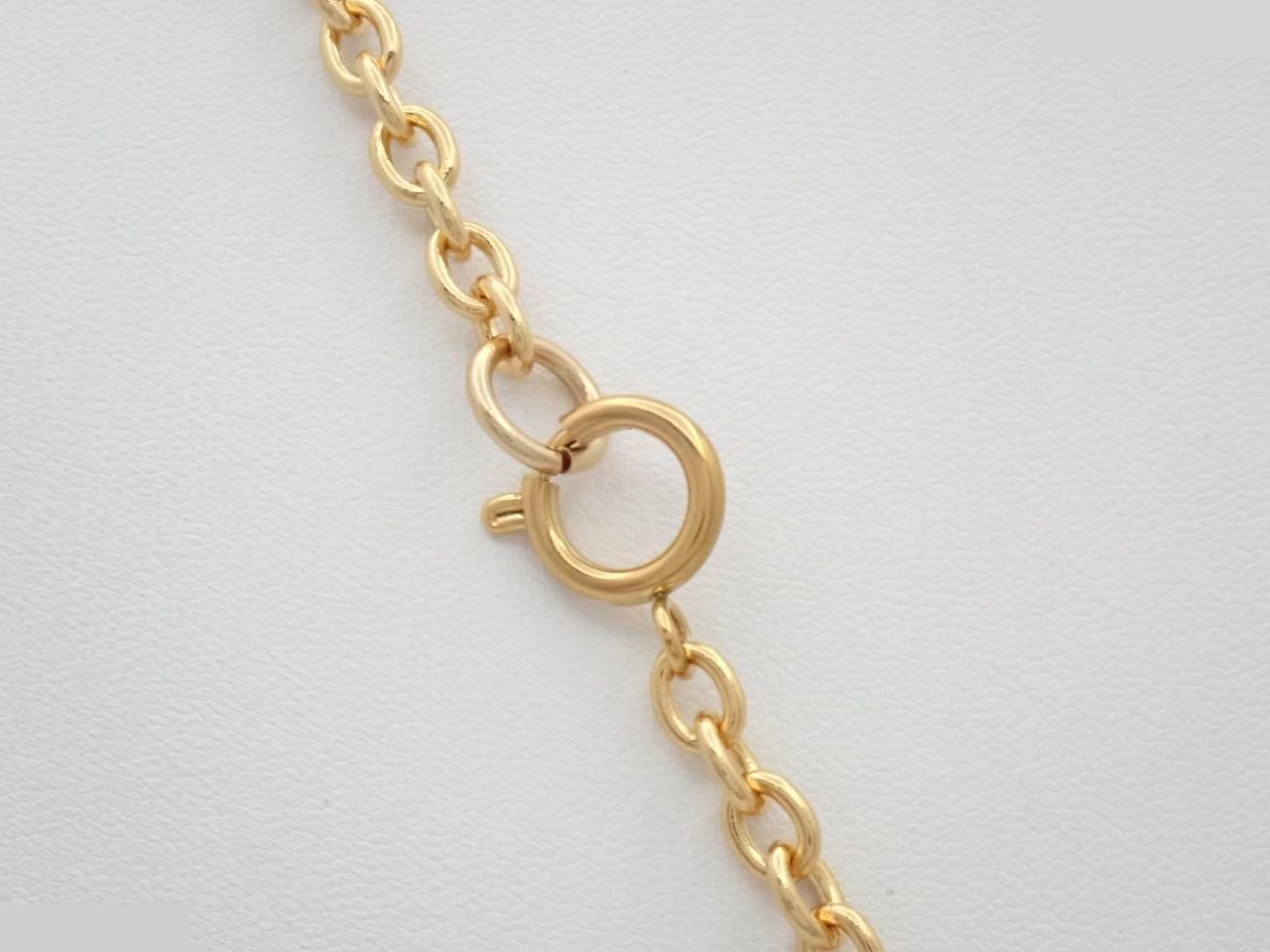 Vintage Whistle Necklace, with hallmark, chain approximately 63cm long. — view 2