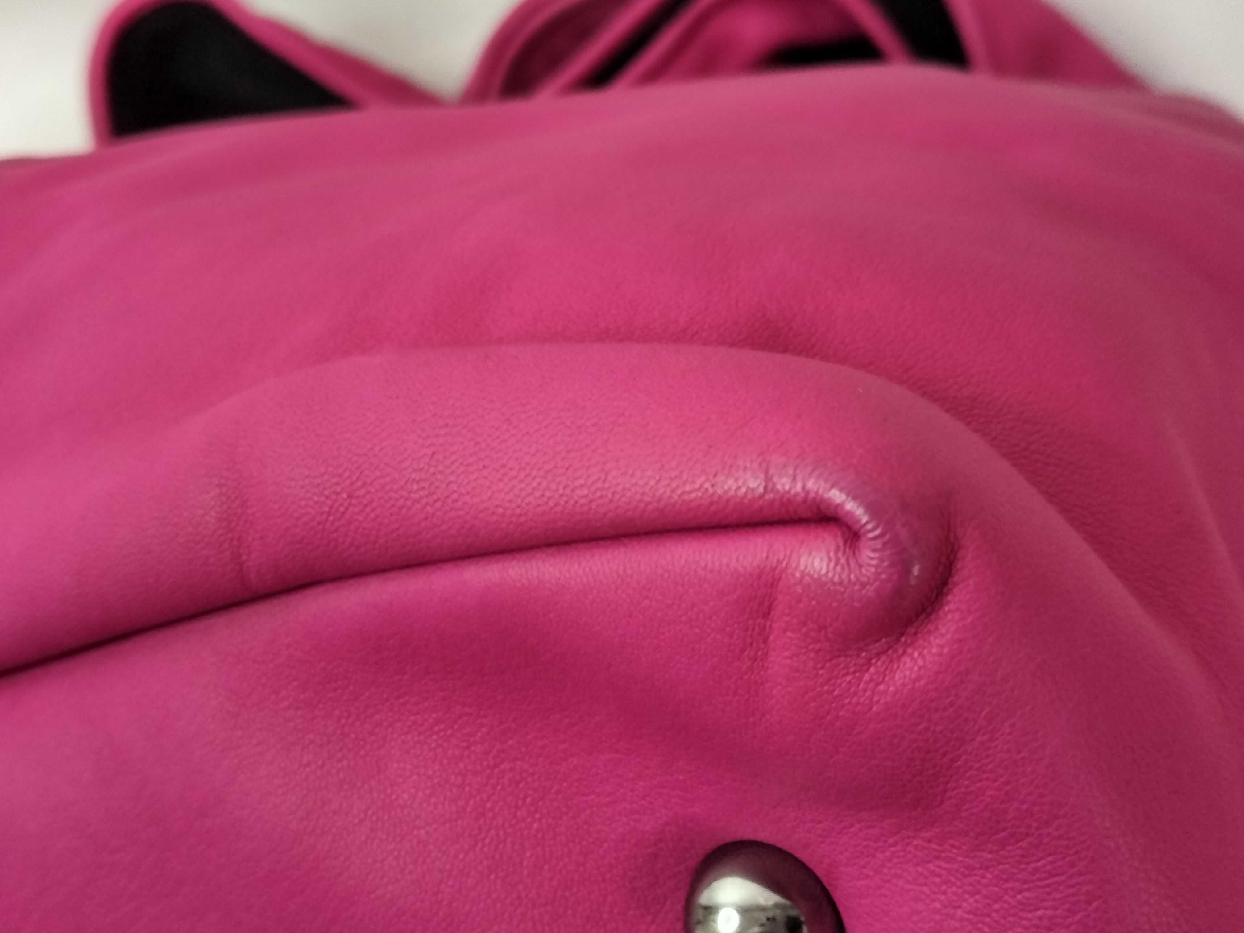 Nappa Leather Calle Handbag Pink — view 10