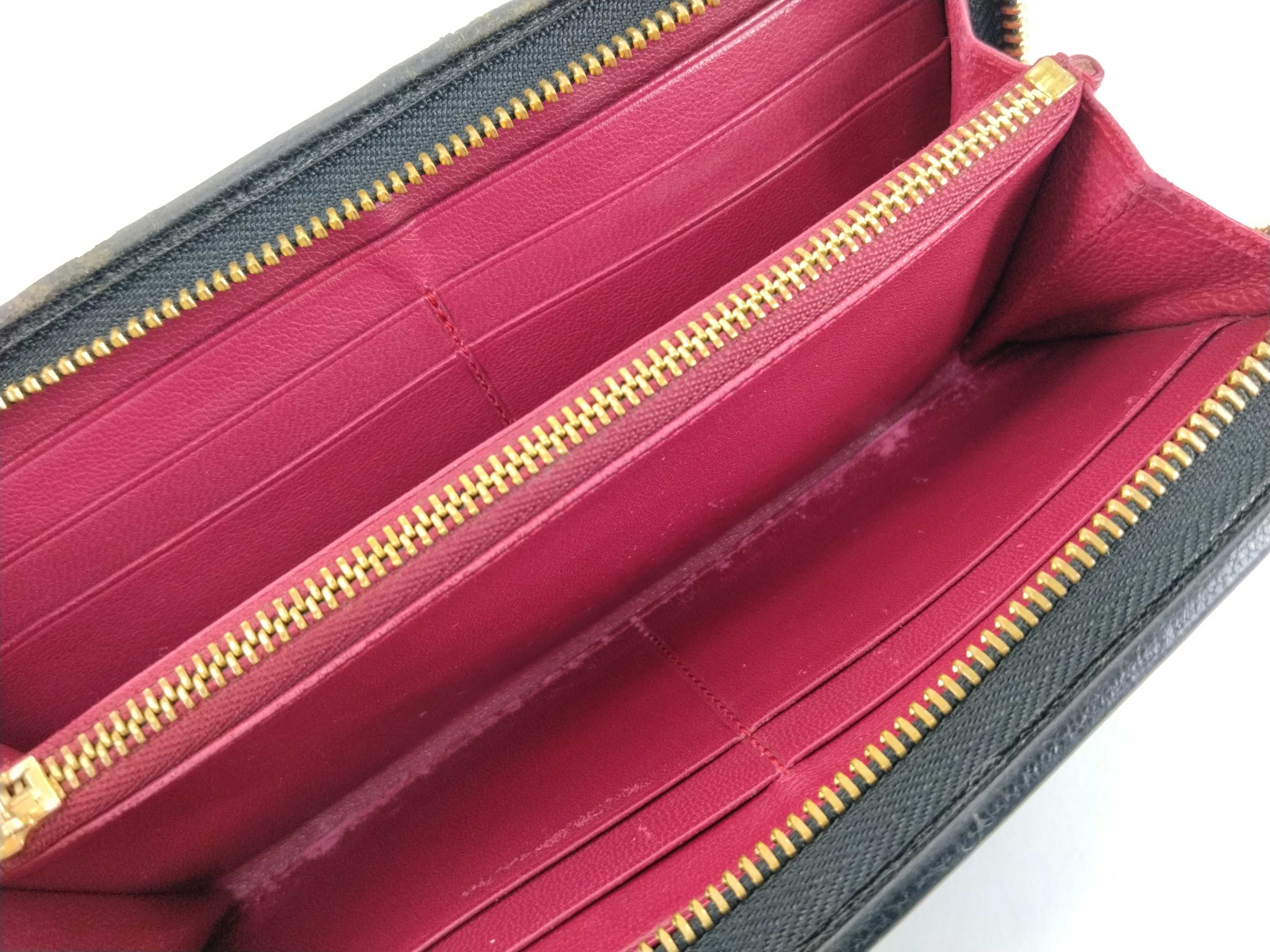 Anagram Leather Round Zip Long Wallet — view 12