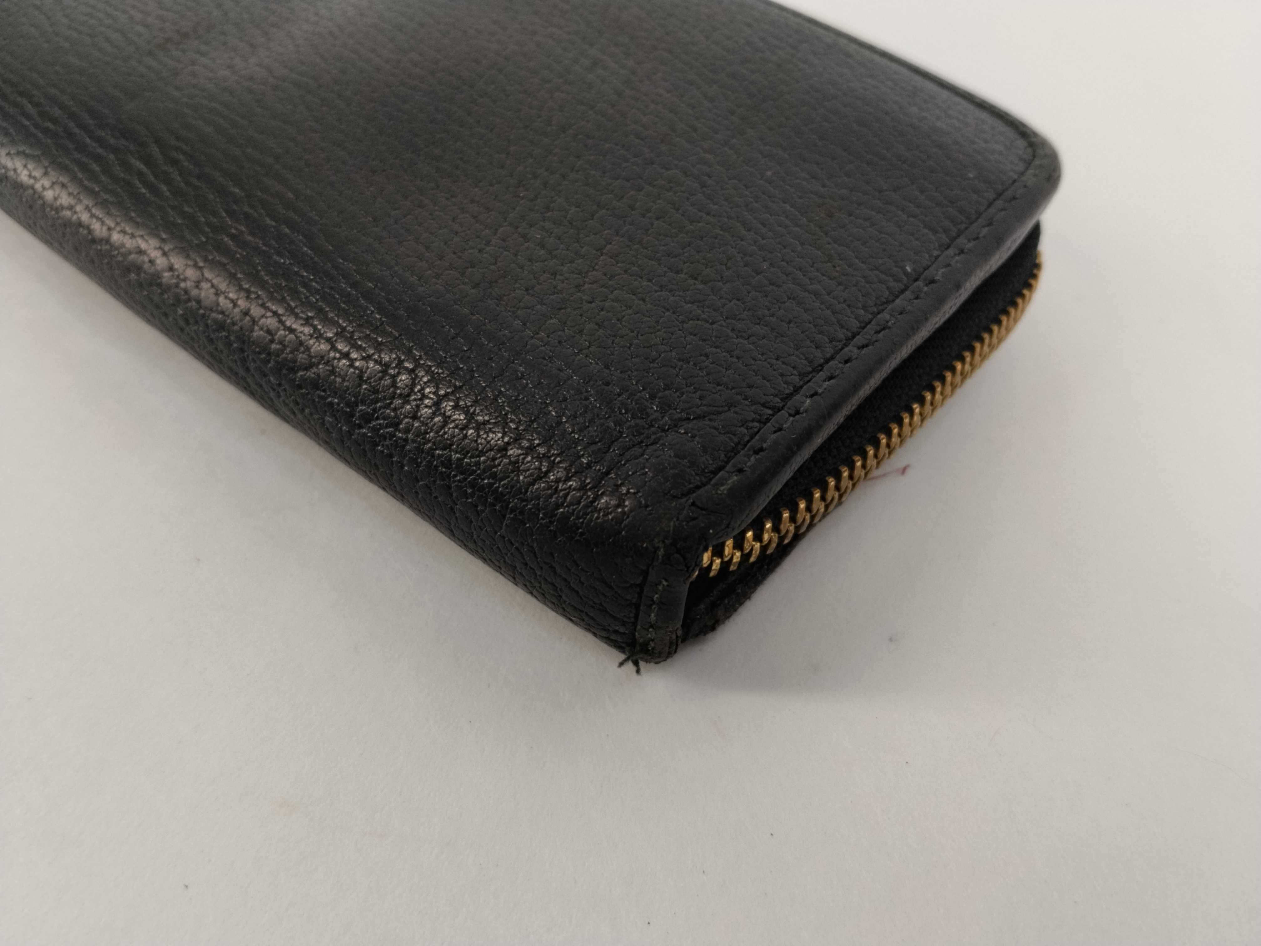 Anagram Leather Round Zip Long Wallet — view 3