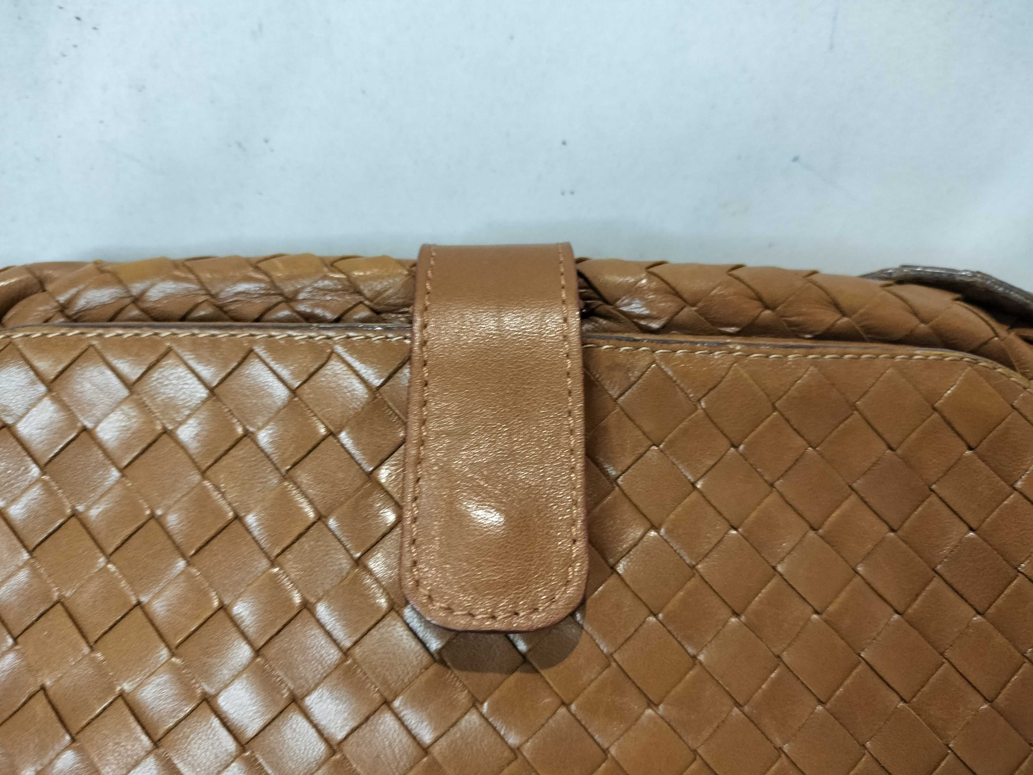 Intrecciato Clasp One-Shoulder Bag — view 2