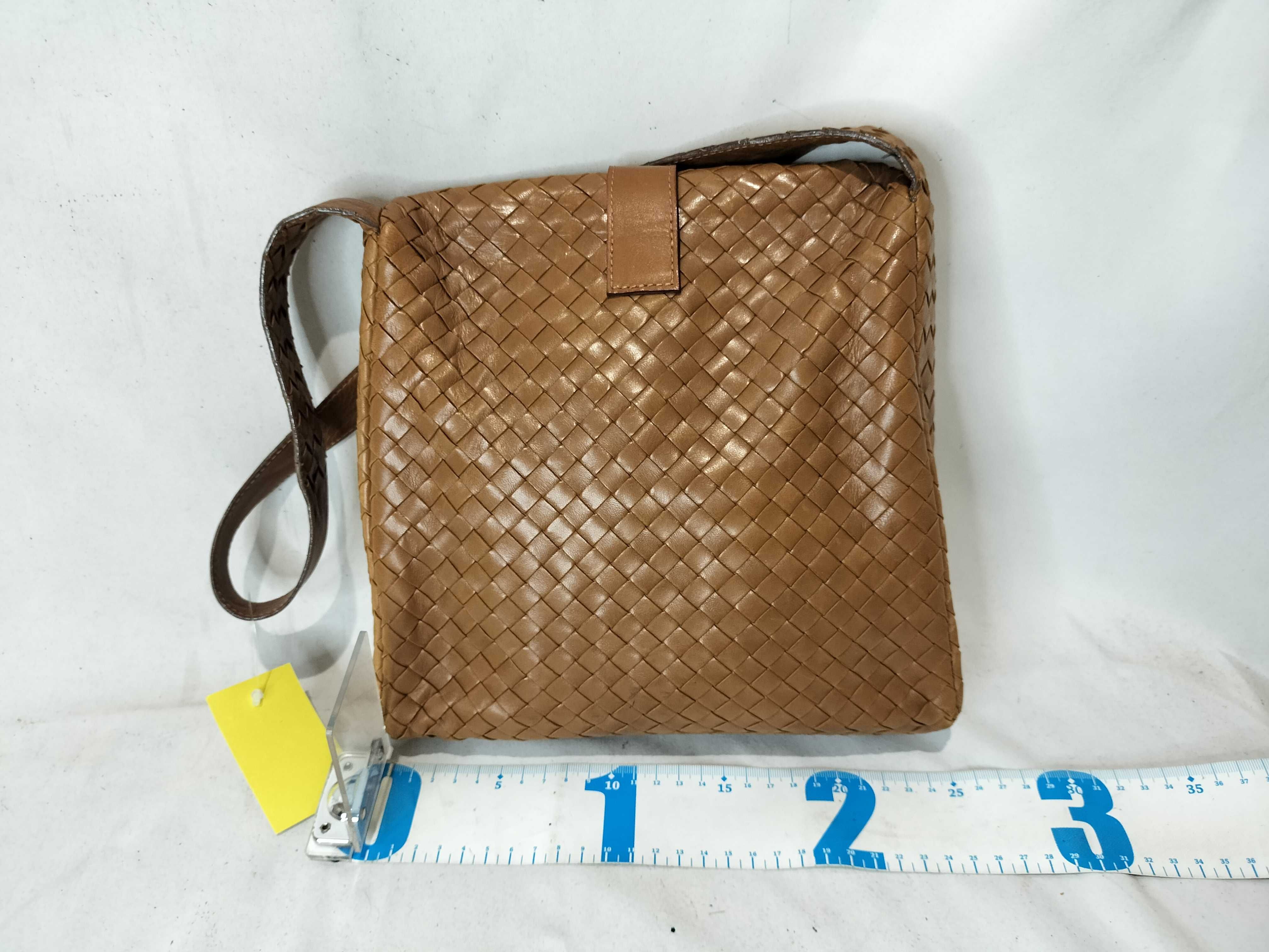 Intrecciato Clasp One-Shoulder Bag — view 3