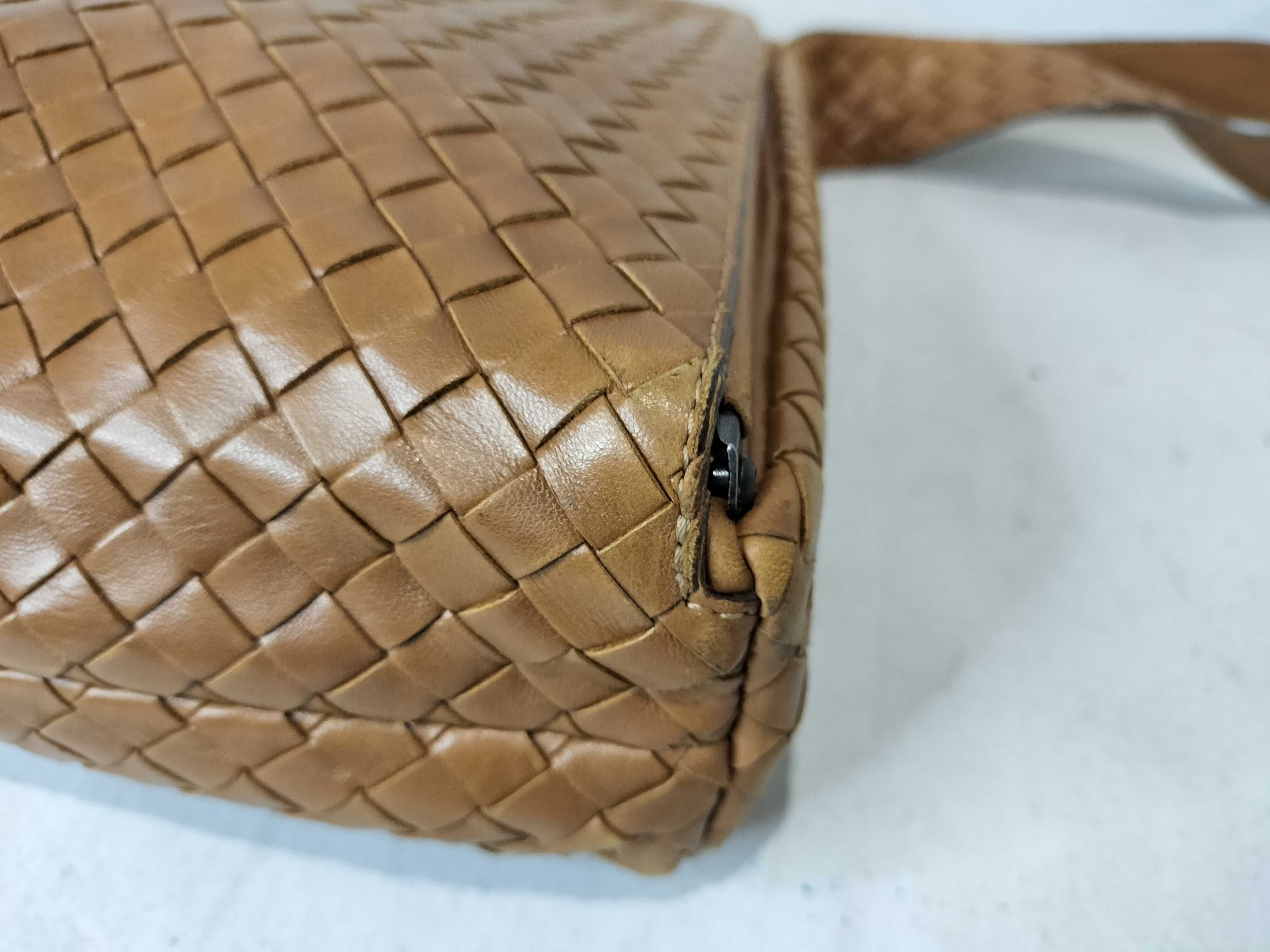 Intrecciato Clasp One-Shoulder Bag — view 7