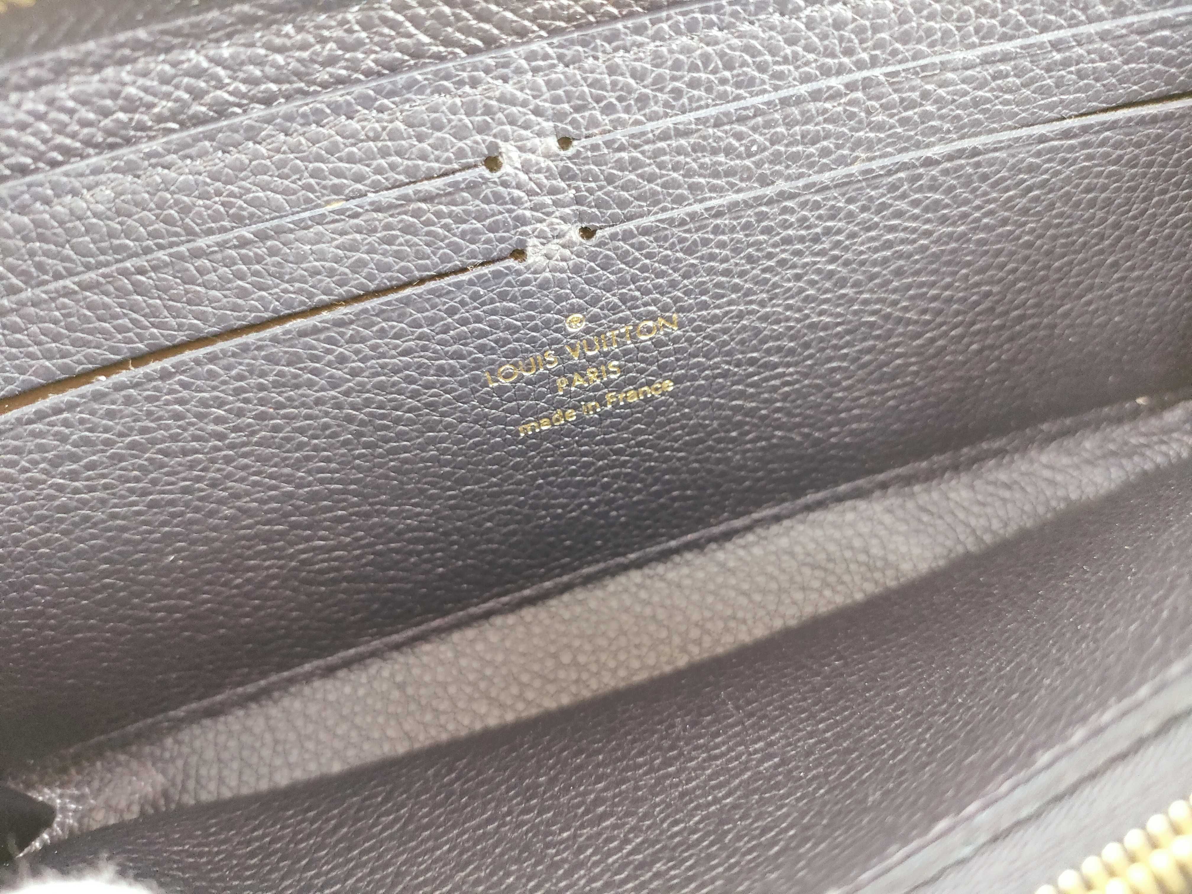 Monogram Empreinte LV Empreinte Portefeuille Clemence Marine Rouge M69415 RFID Wallet — view 14